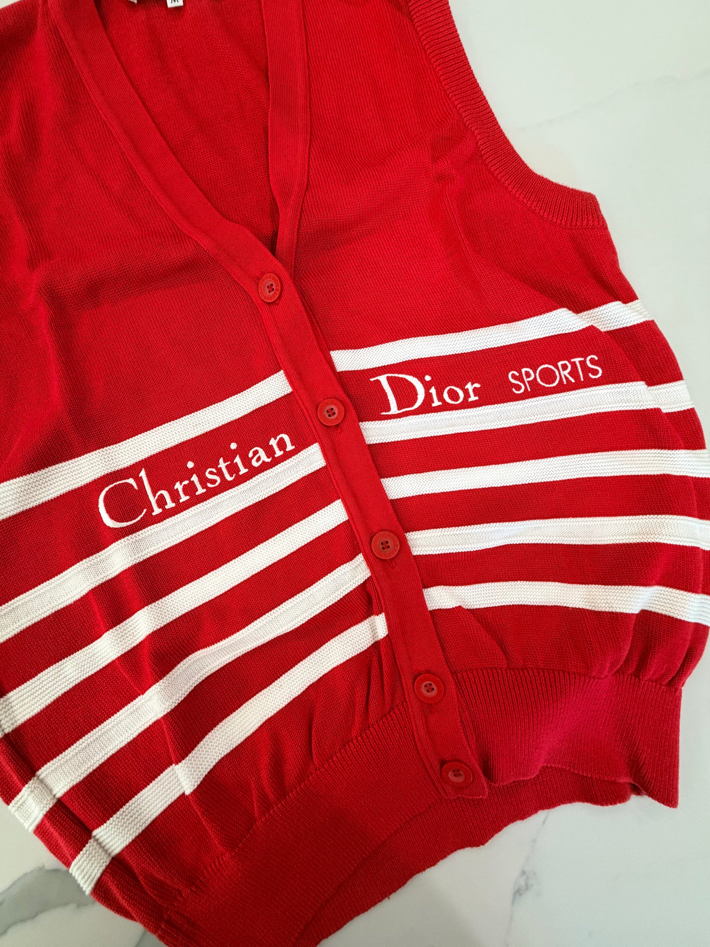 Christian Dior red vest size M