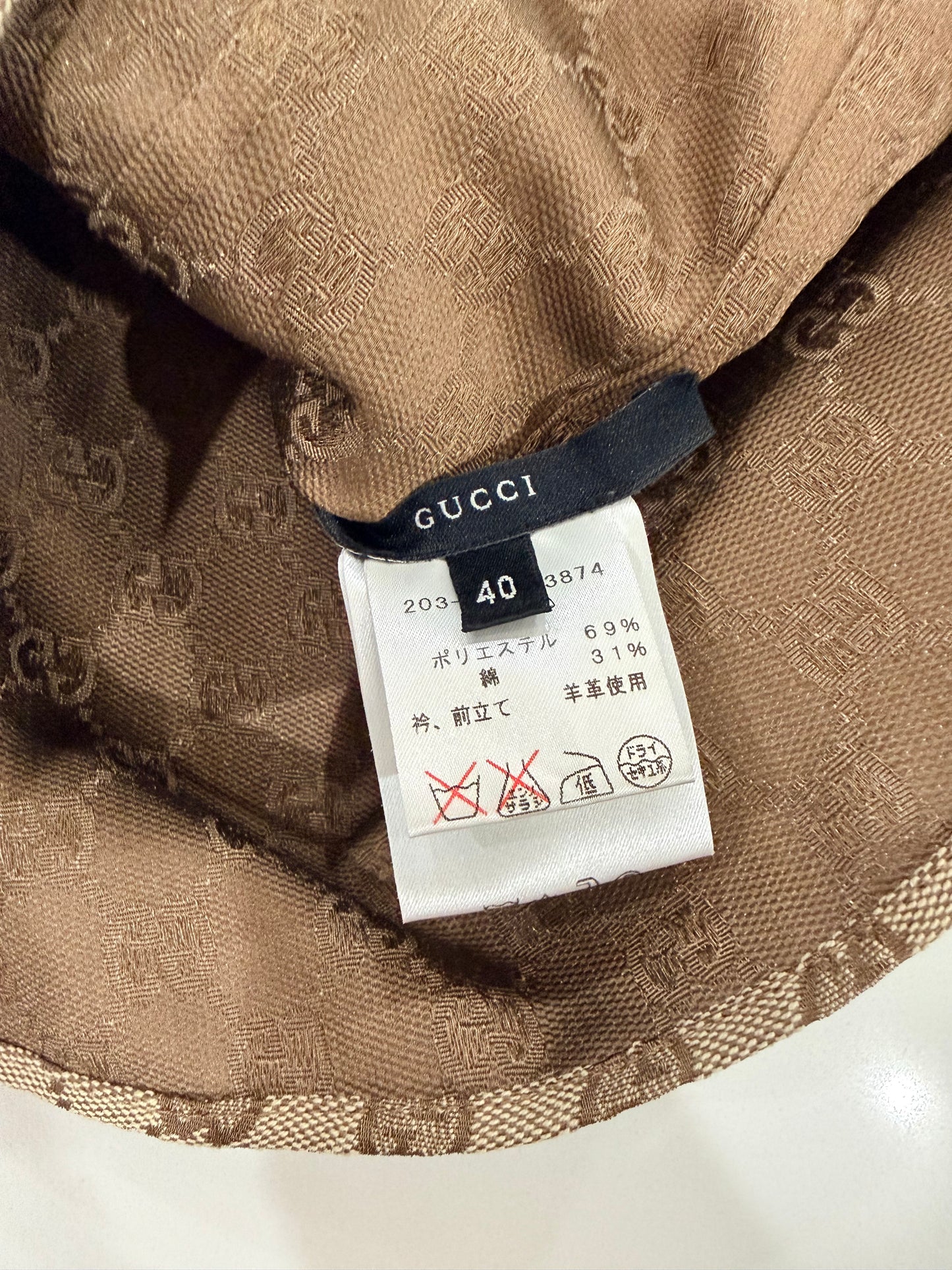 Gucci monogram jacket top IT 40