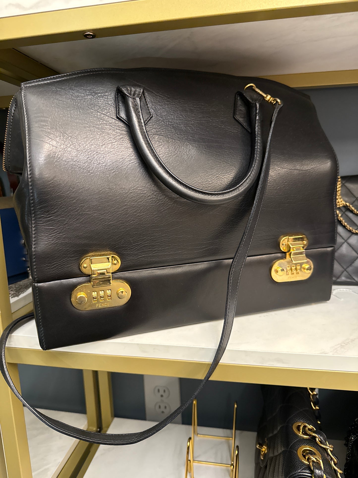 Fendi Black Dr Bag