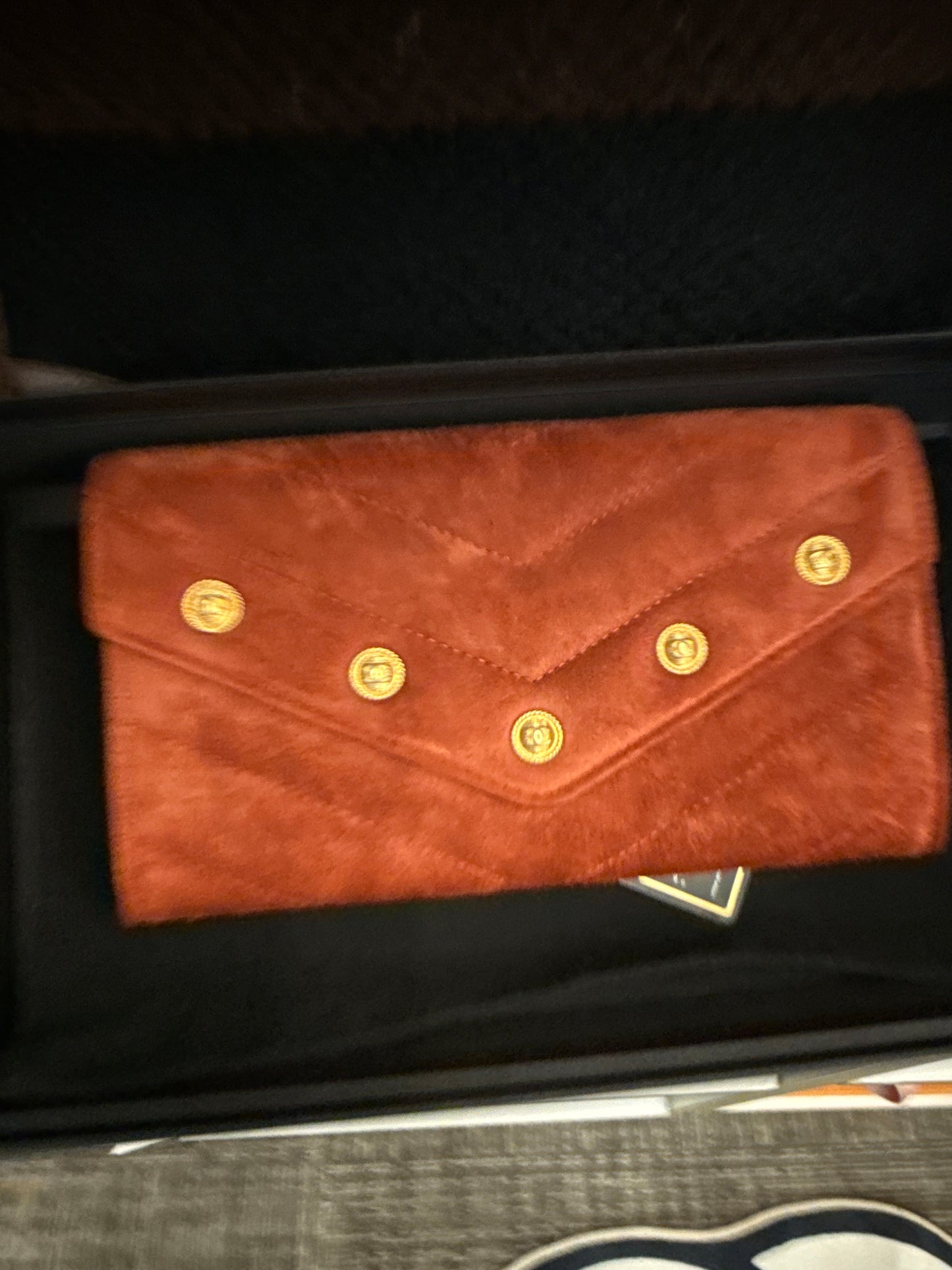 Chanel Suede CC charms