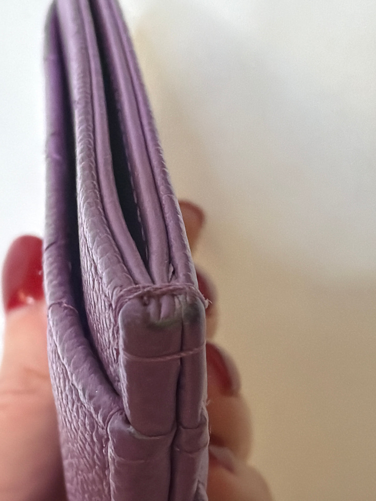 Chanel Purple Card Holder