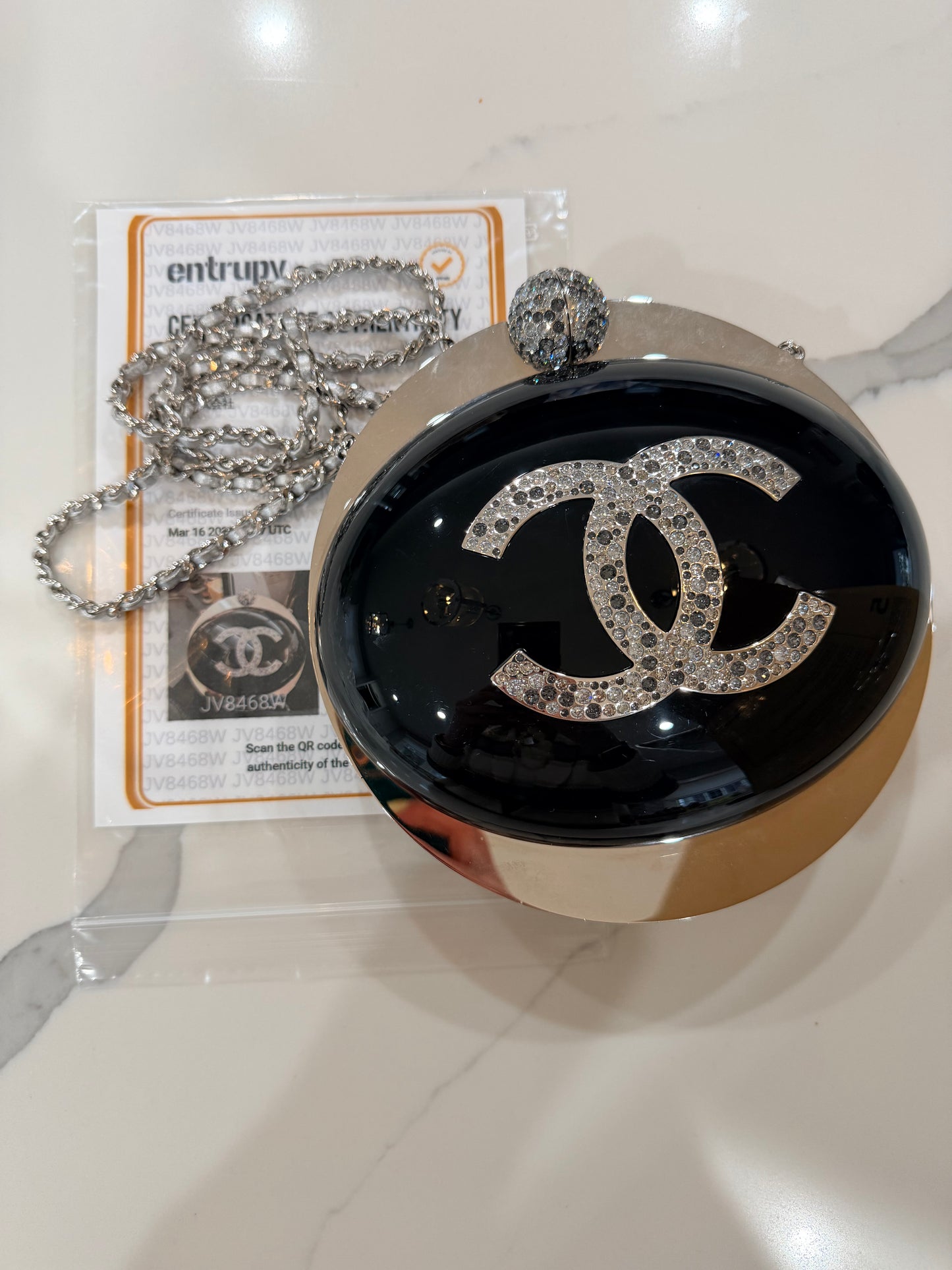 Chanel evening on the moon minaudiere