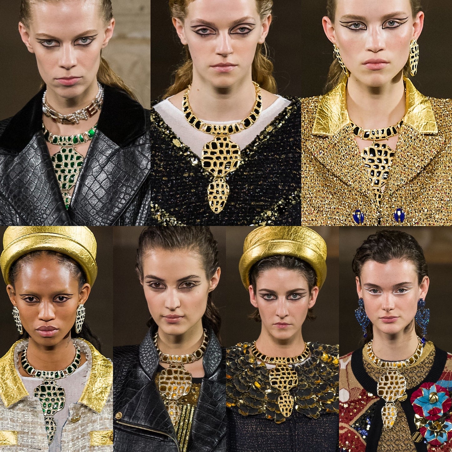 Chanel Egypt Pre-Fall 2019 Serpent Necklace with box