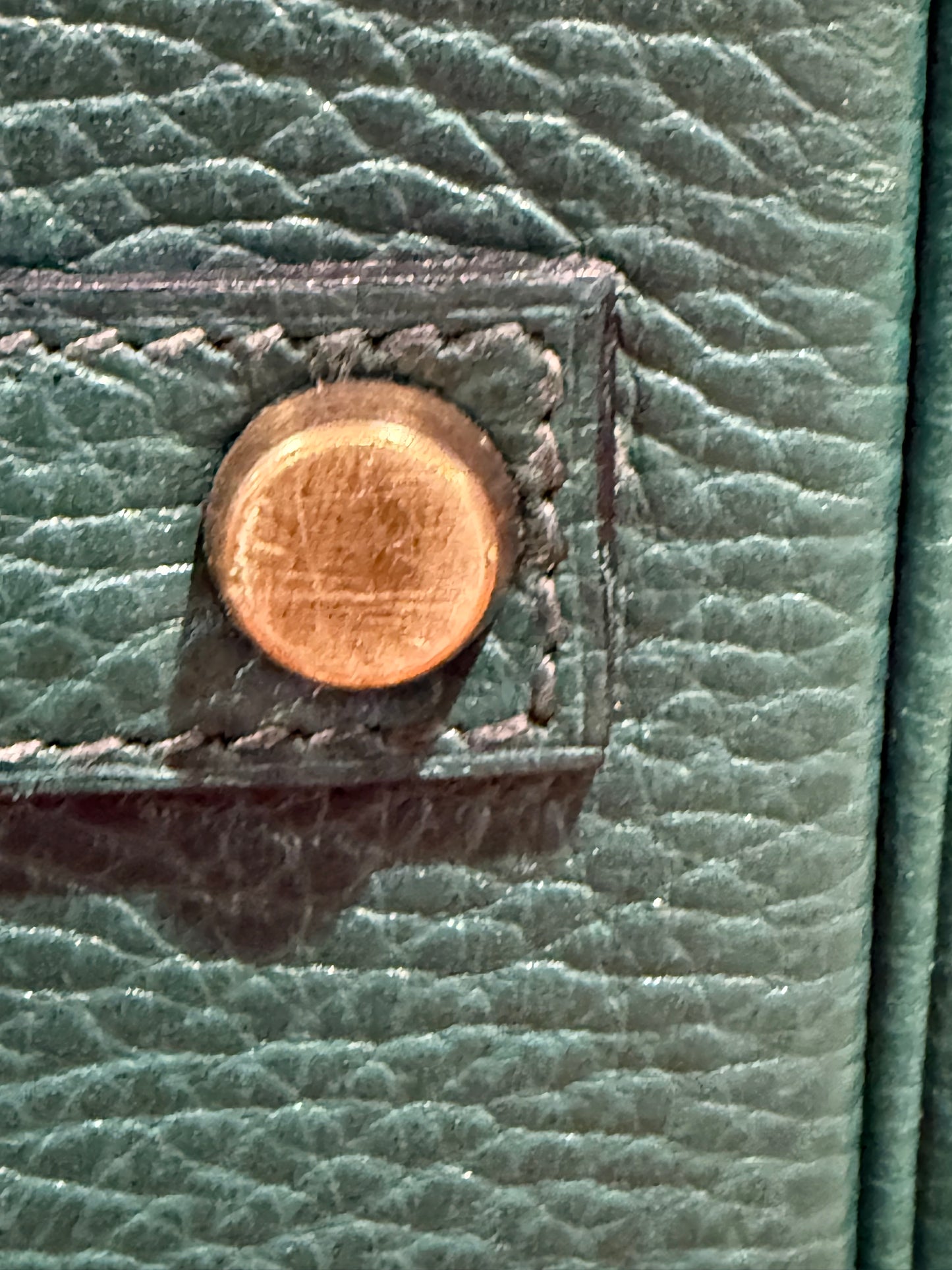 Vintage Hermès Birkin 35 Vert Anglais Ardennes Gold Hardware 1993