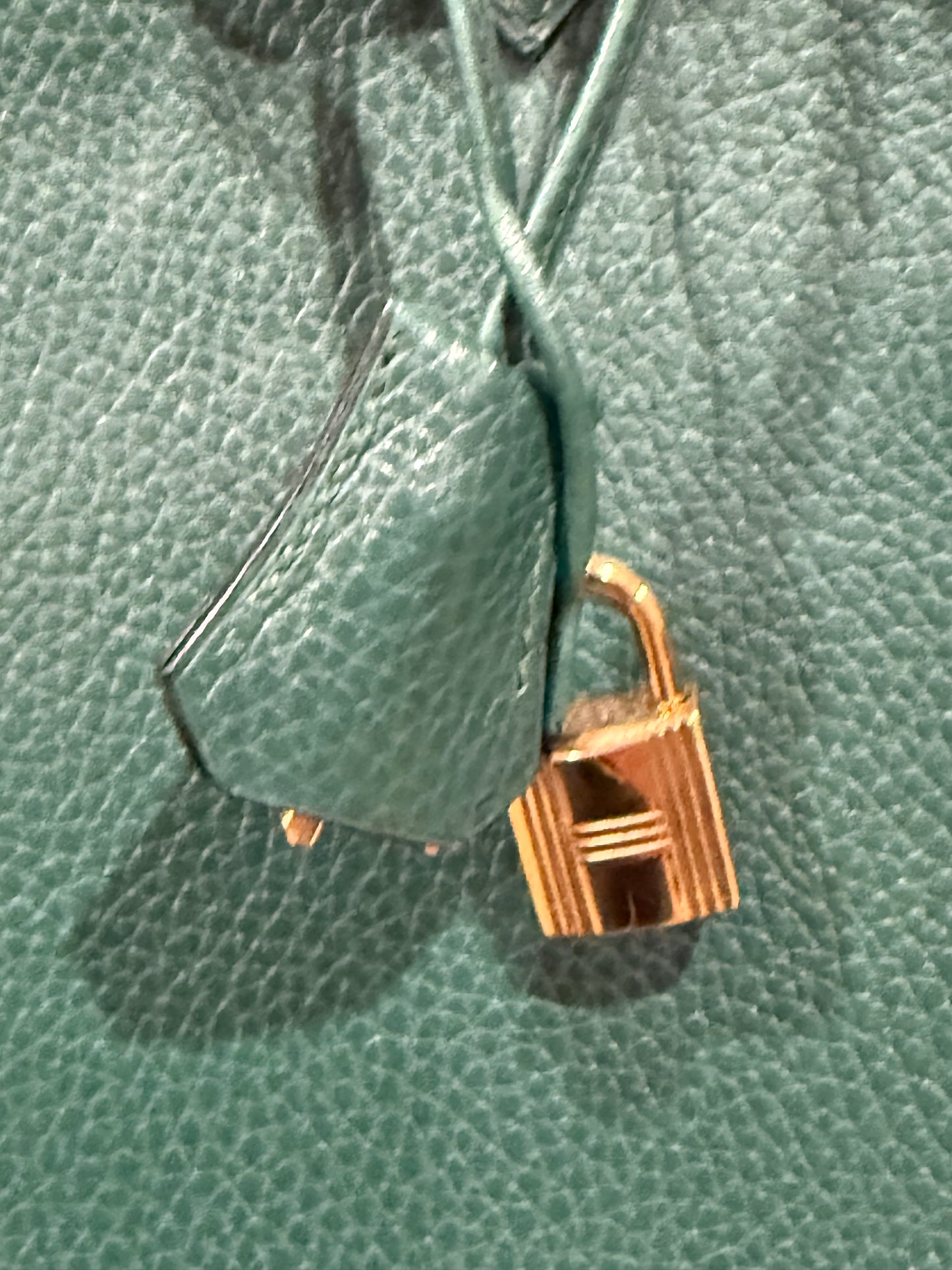 Vintage Hermès Birkin 35 Vert Anglais Ardennes Gold Hardware 1993