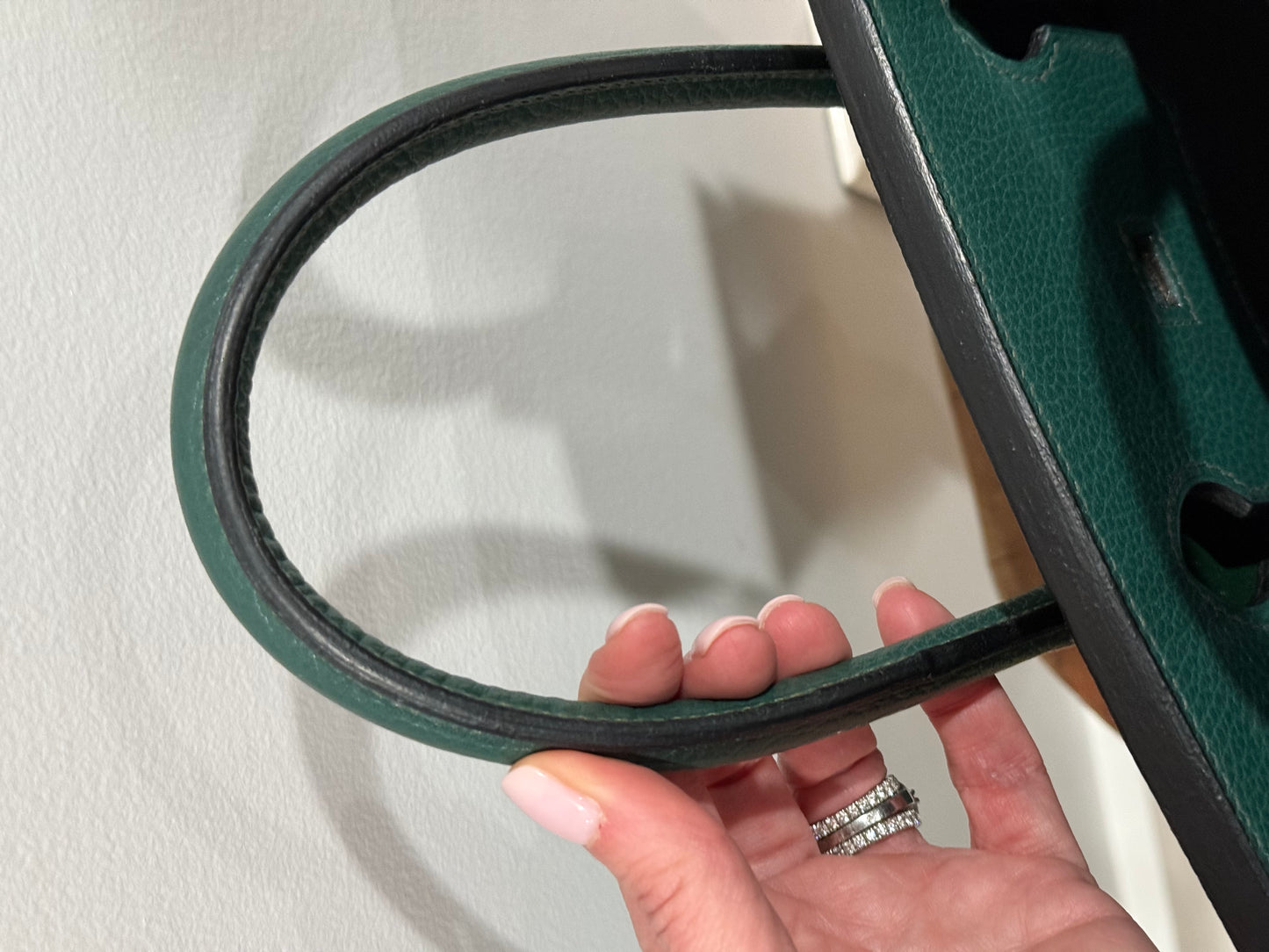Vintage Hermès Birkin 35 Vert Anglais Ardennes Gold Hardware 1993