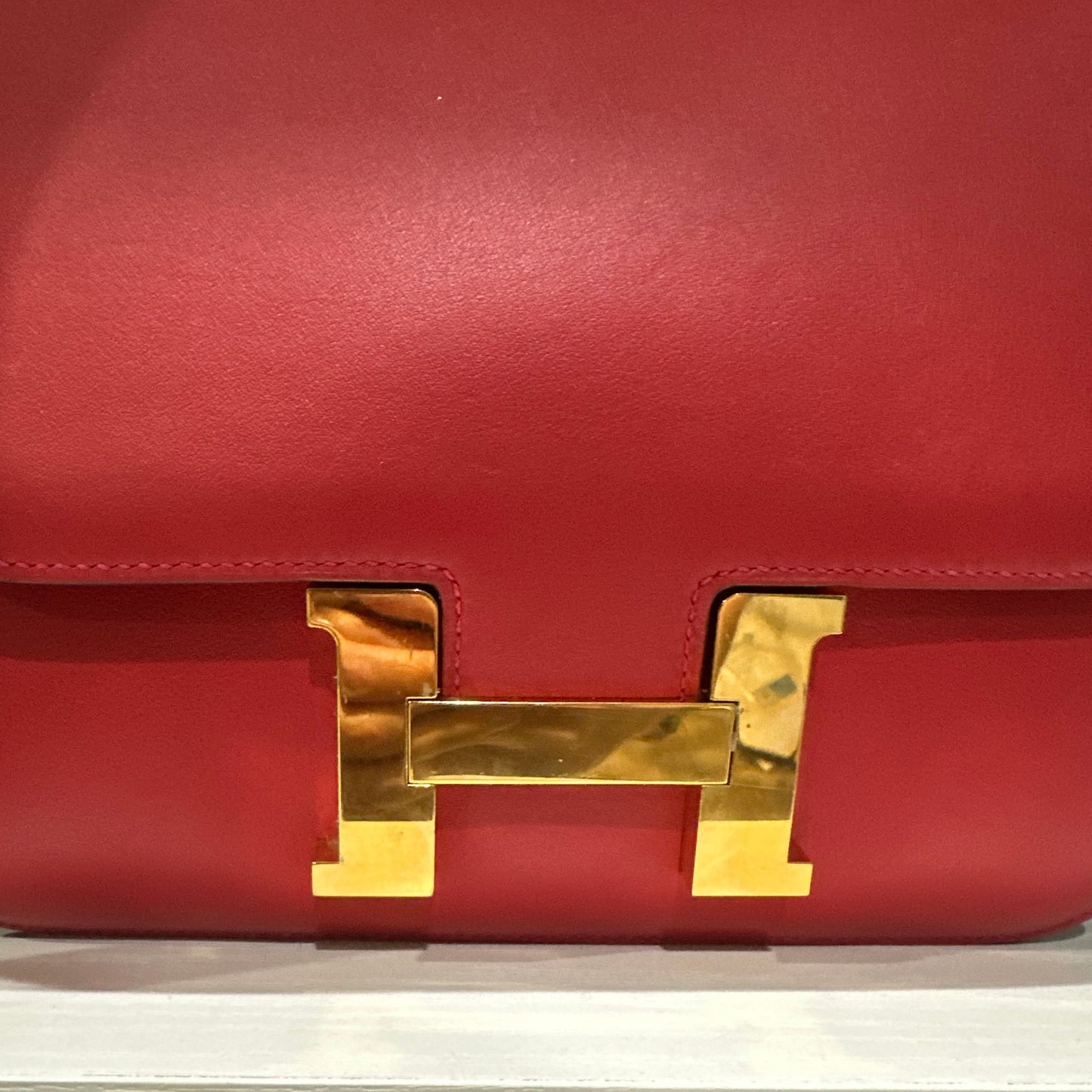 HERMES swift Constance 24 Rouge Casaque 2014