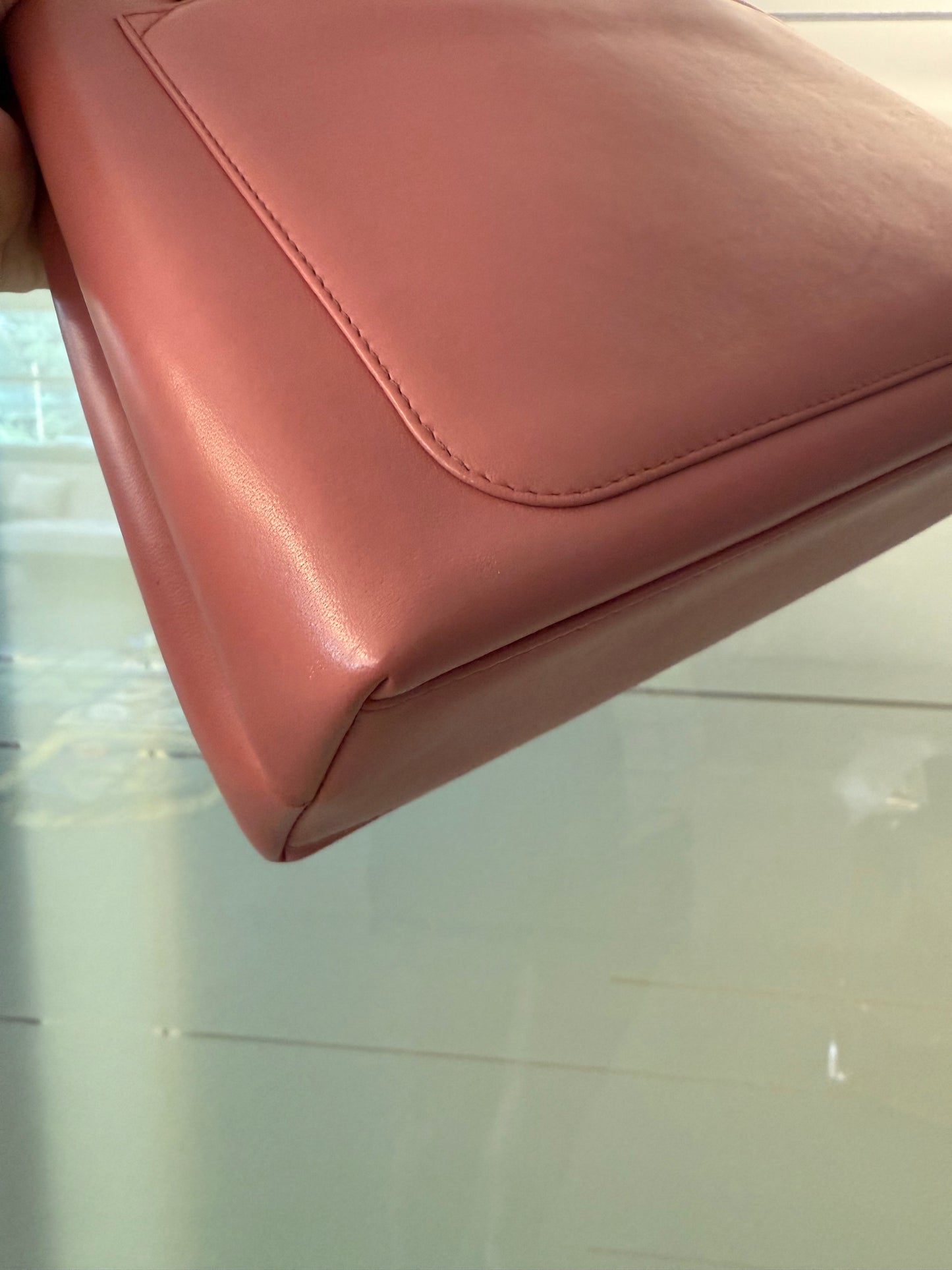 Chanel Mini Shopping Bag Kelly Pink Lambskin GHW