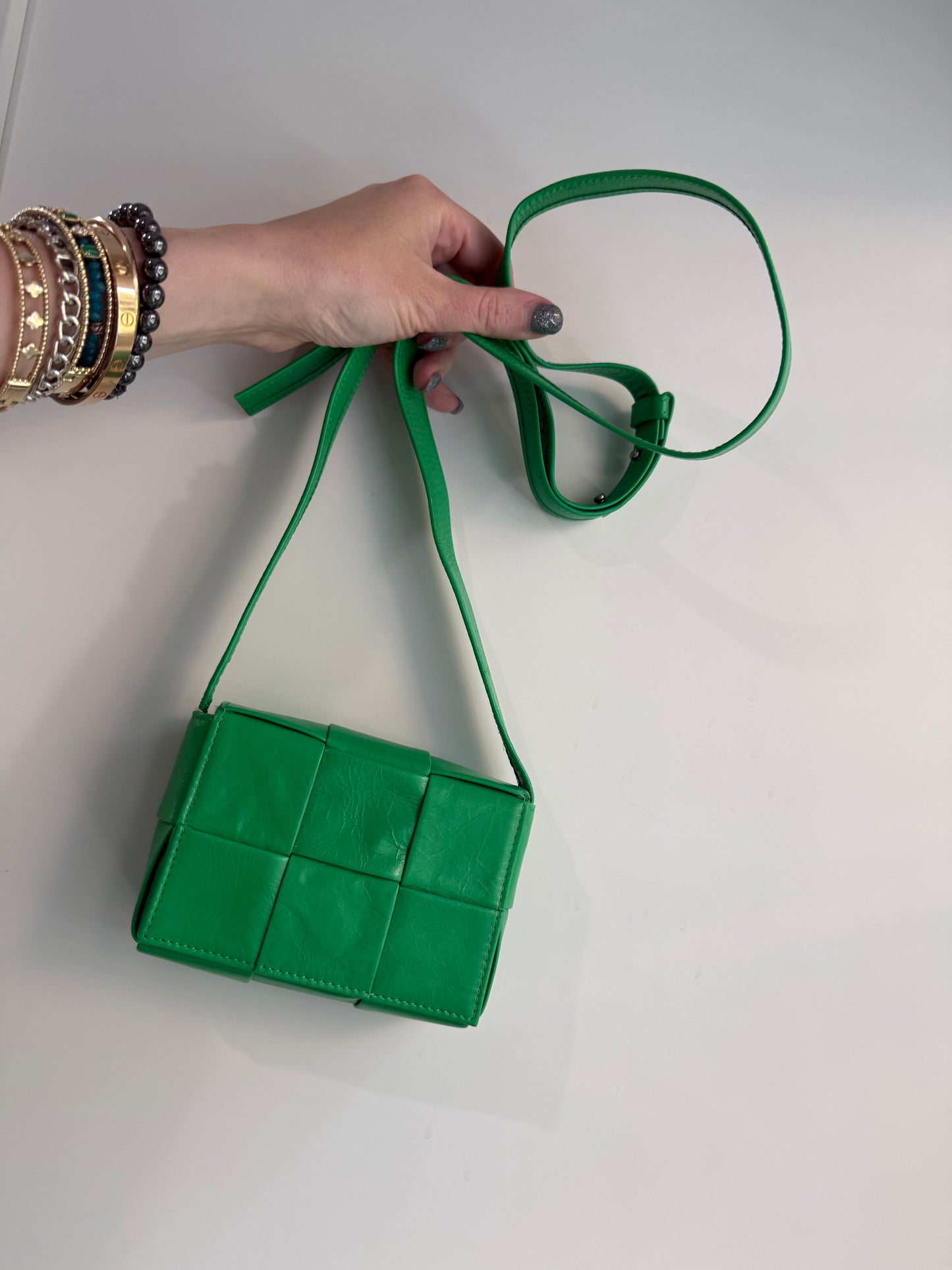 Bottega Veneta Mini Cassette Card Case Bag