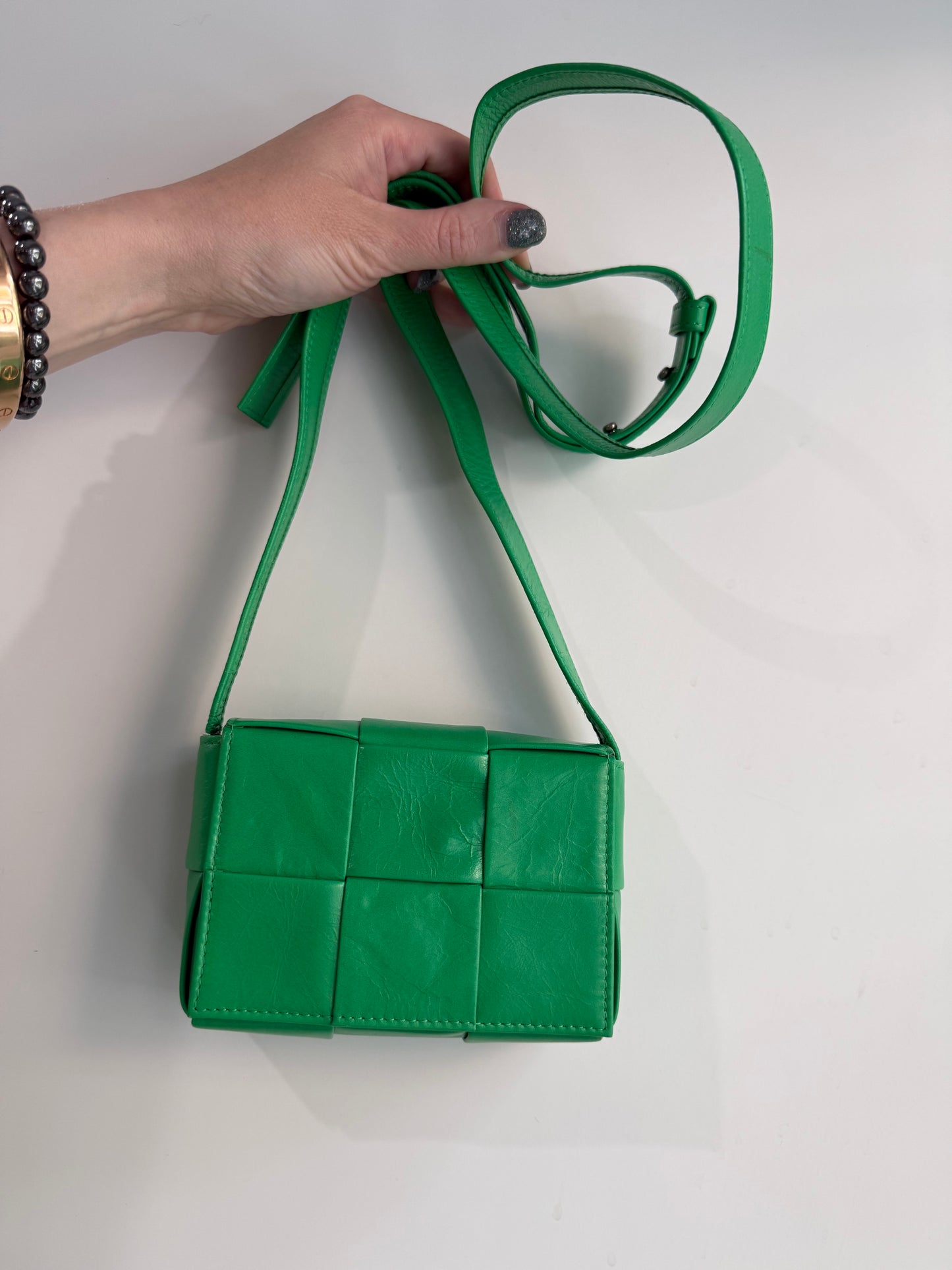 Bottega Veneta Mini Cassette Card Case Bag
