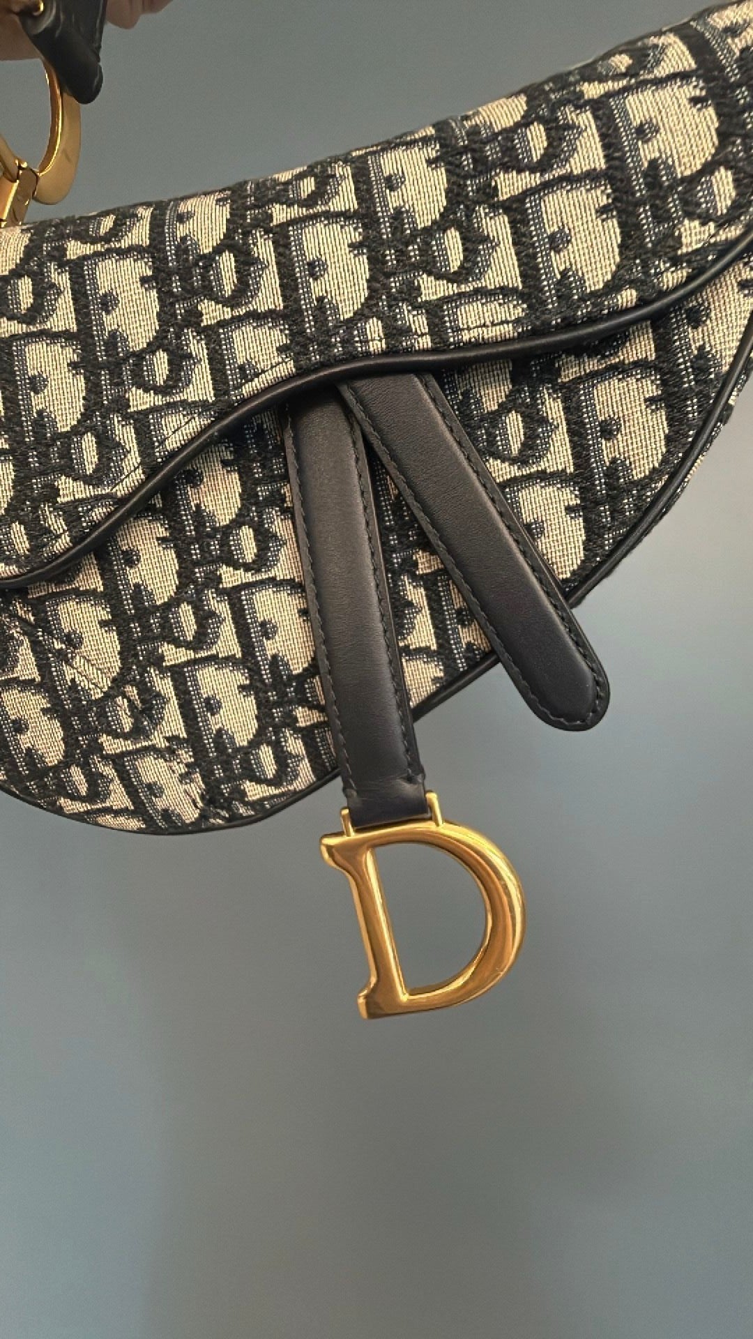 Christian Dior Oblique Jacquard Oblique Saddle Mini