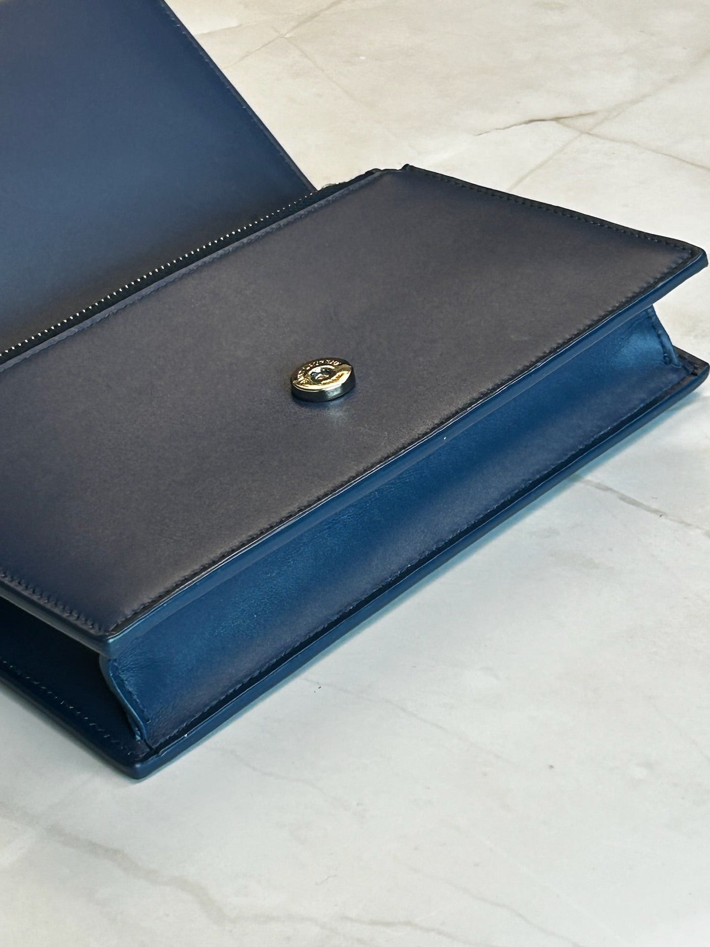YSL BLUE KATE SMALL TASSEL WOC