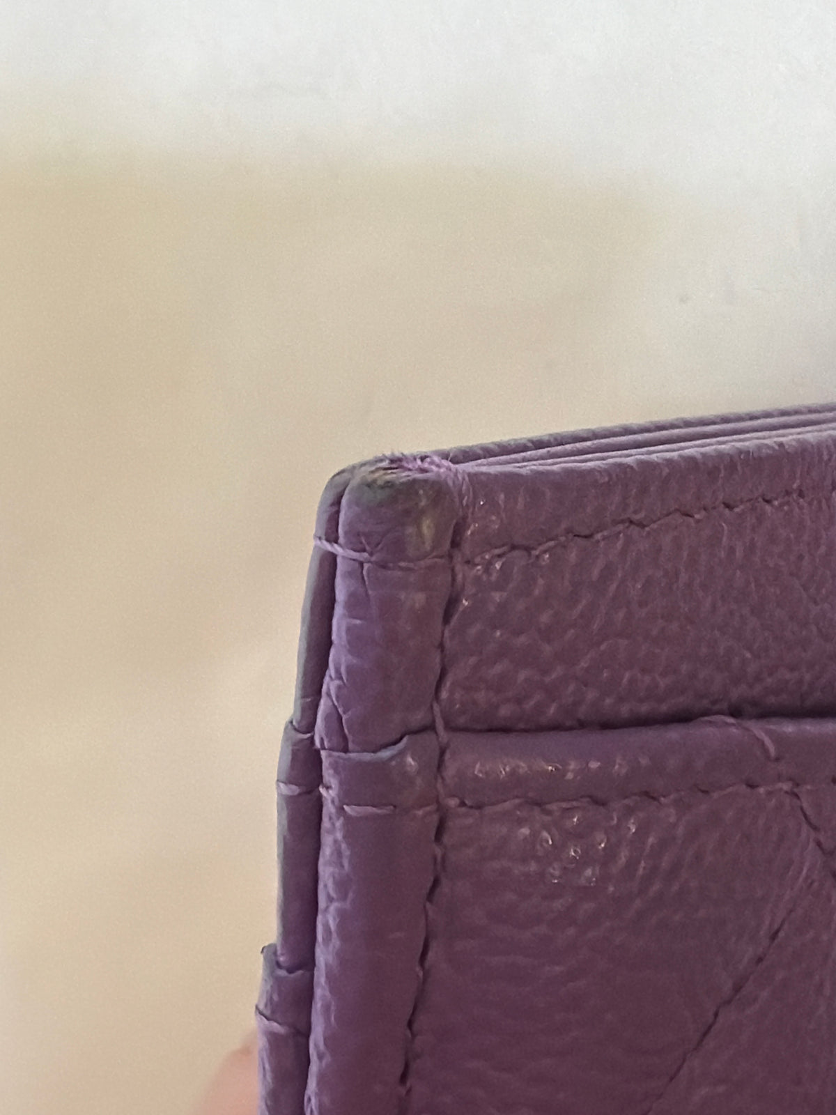 Chanel Purple Card Holder