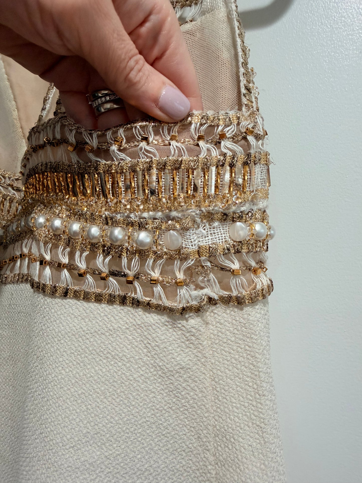 Epic Chanel Egypt collection midi dress fr 42