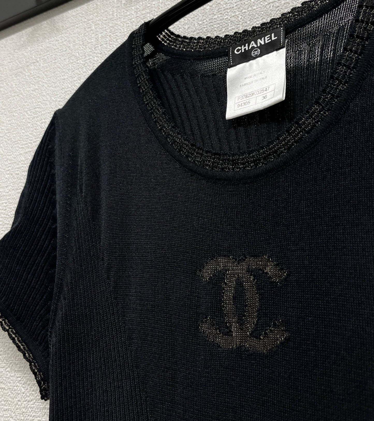 Chanel black dress with lion buttons FR 36