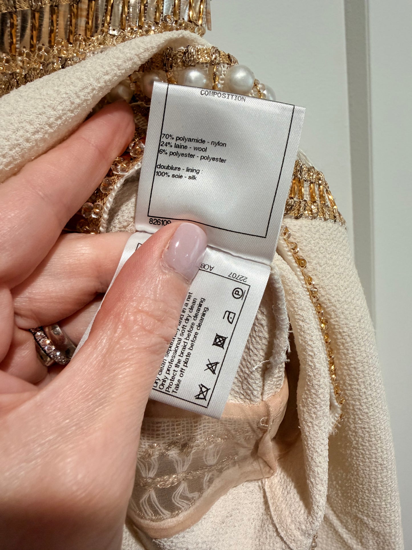 Epic Chanel Egypt collection midi dress fr 42