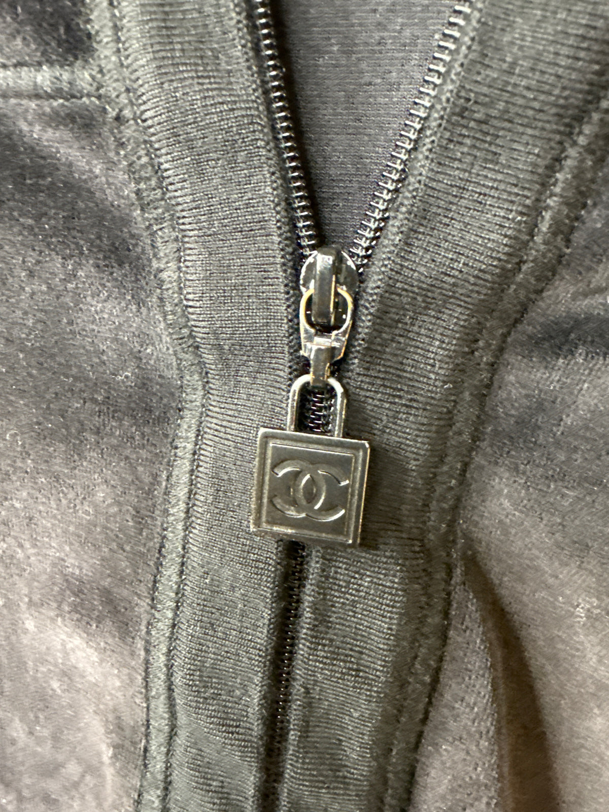 Chanel Black Zip Hoodie