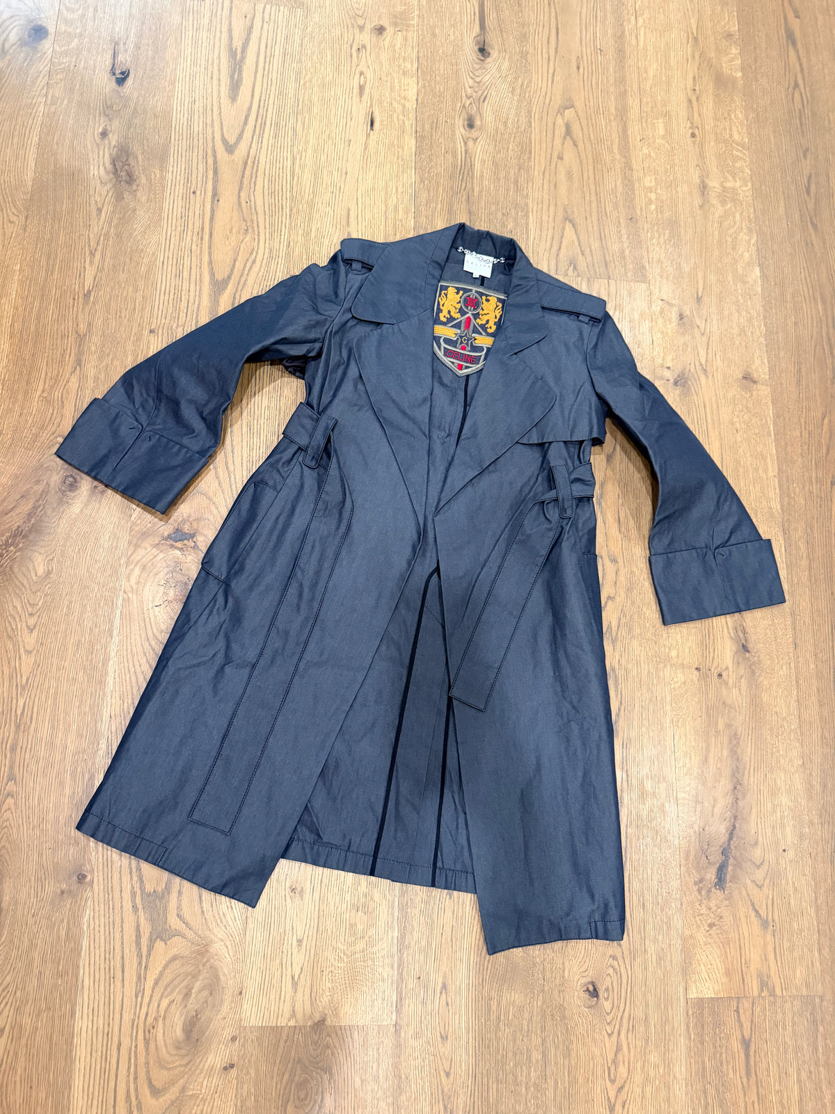 Celine Vintage Denim Trench FR 40