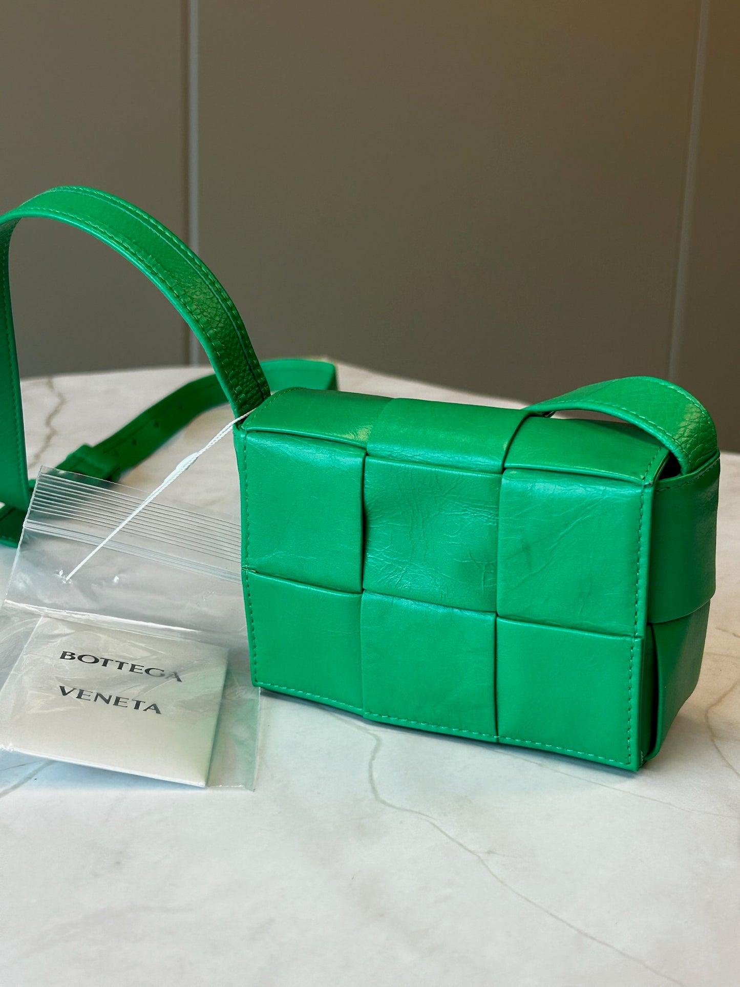 Bottega Veneta Mini Cassette Card Case Bag