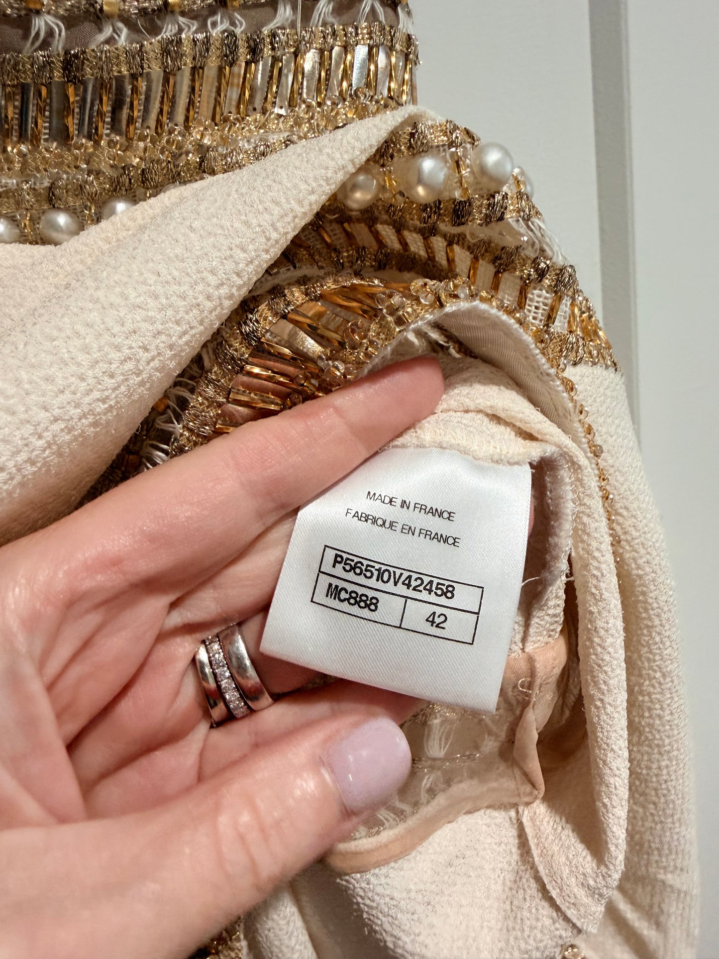 Epic Chanel Egypt collection midi dress fr 42