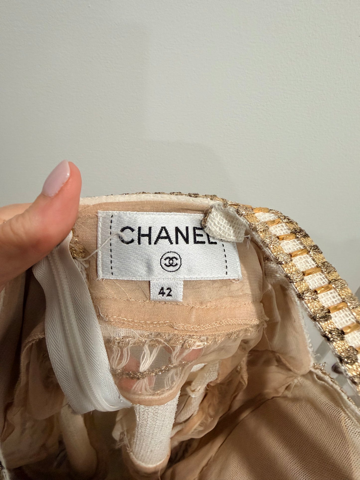 Epic Chanel Egypt collection midi dress fr 42