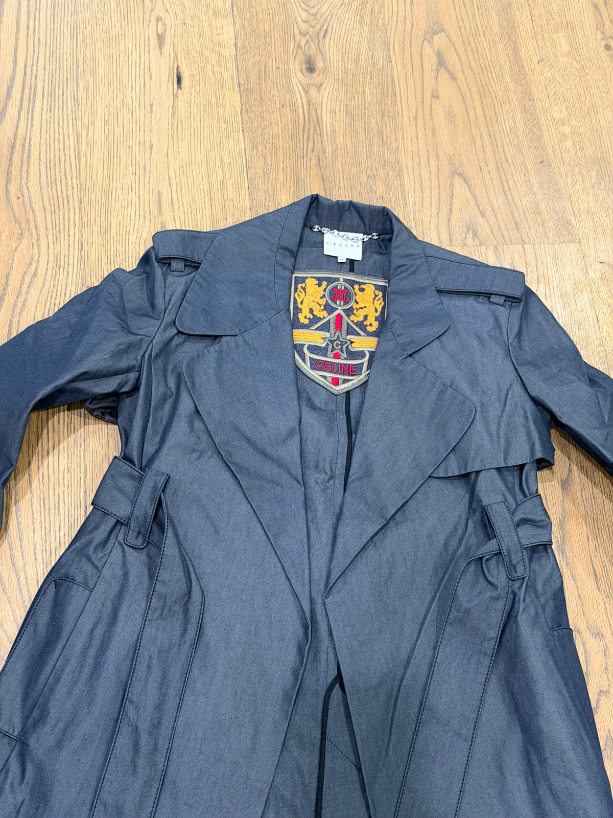Celine Vintage Denim Trench FR 40
