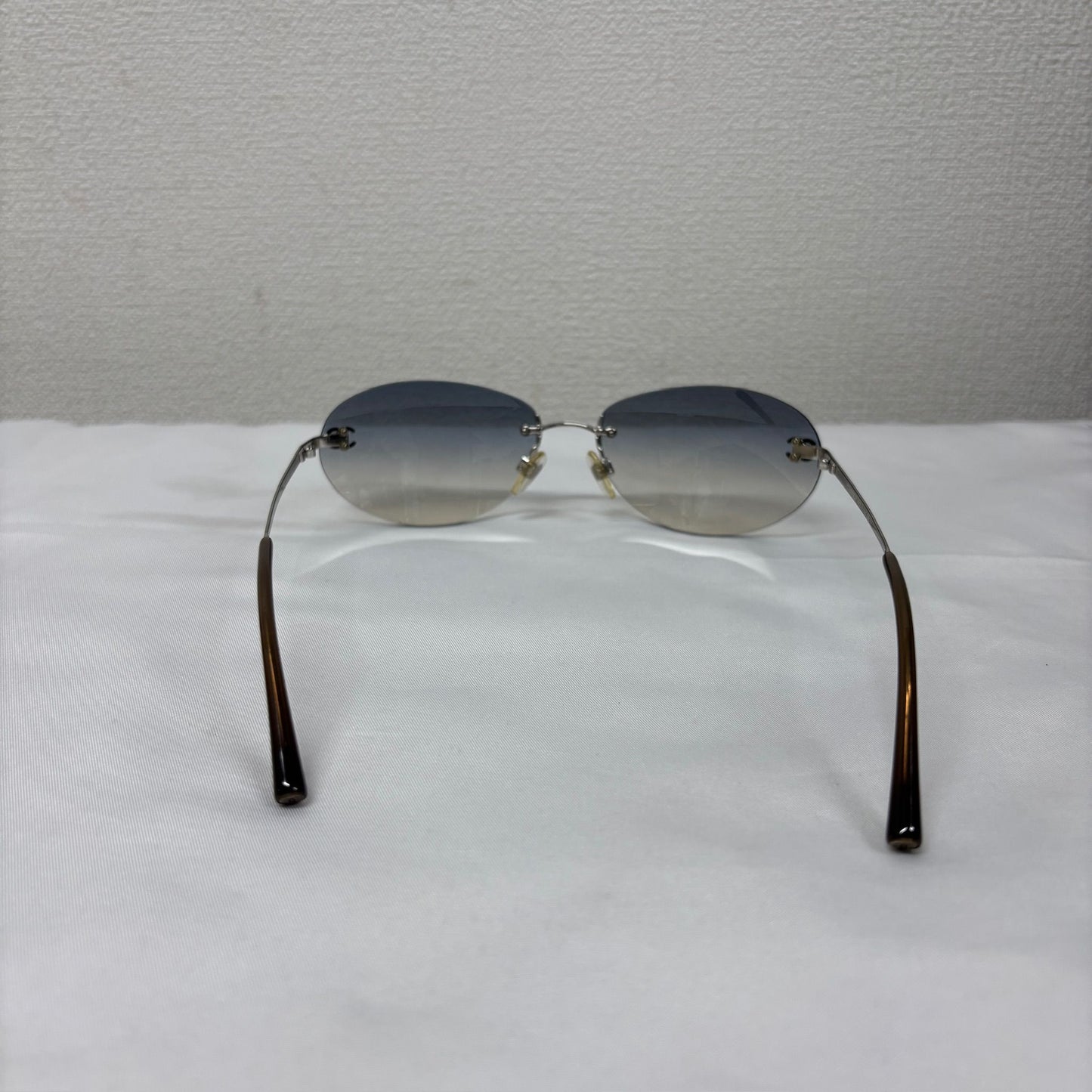 Chanel Y2K Blue Gradient Sunglasses