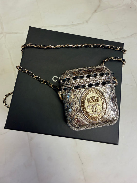 Chanel Runway Embellished AirPod Pro Case mini bag