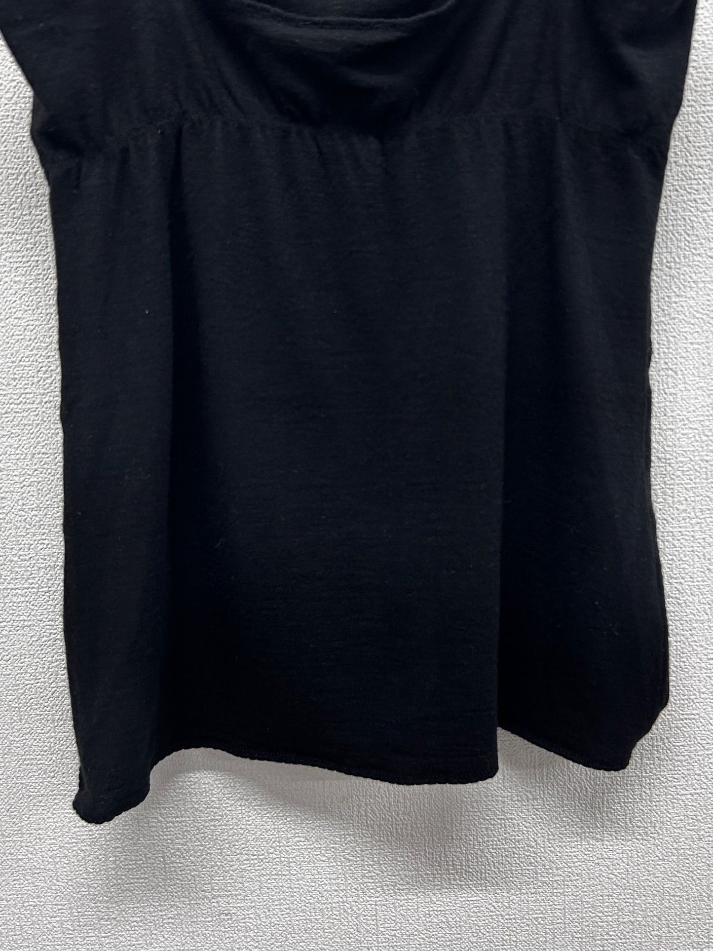Chanel black cashmere Camisole with CC logo and stars from 05A