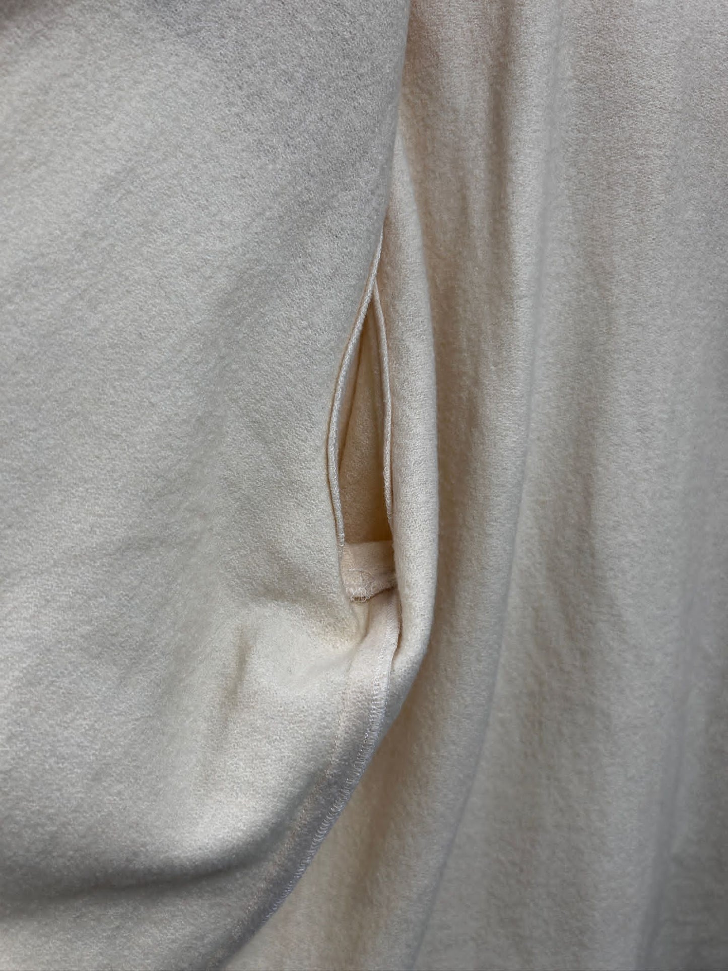 YSL Beige Logo Button hoodie jacket size L