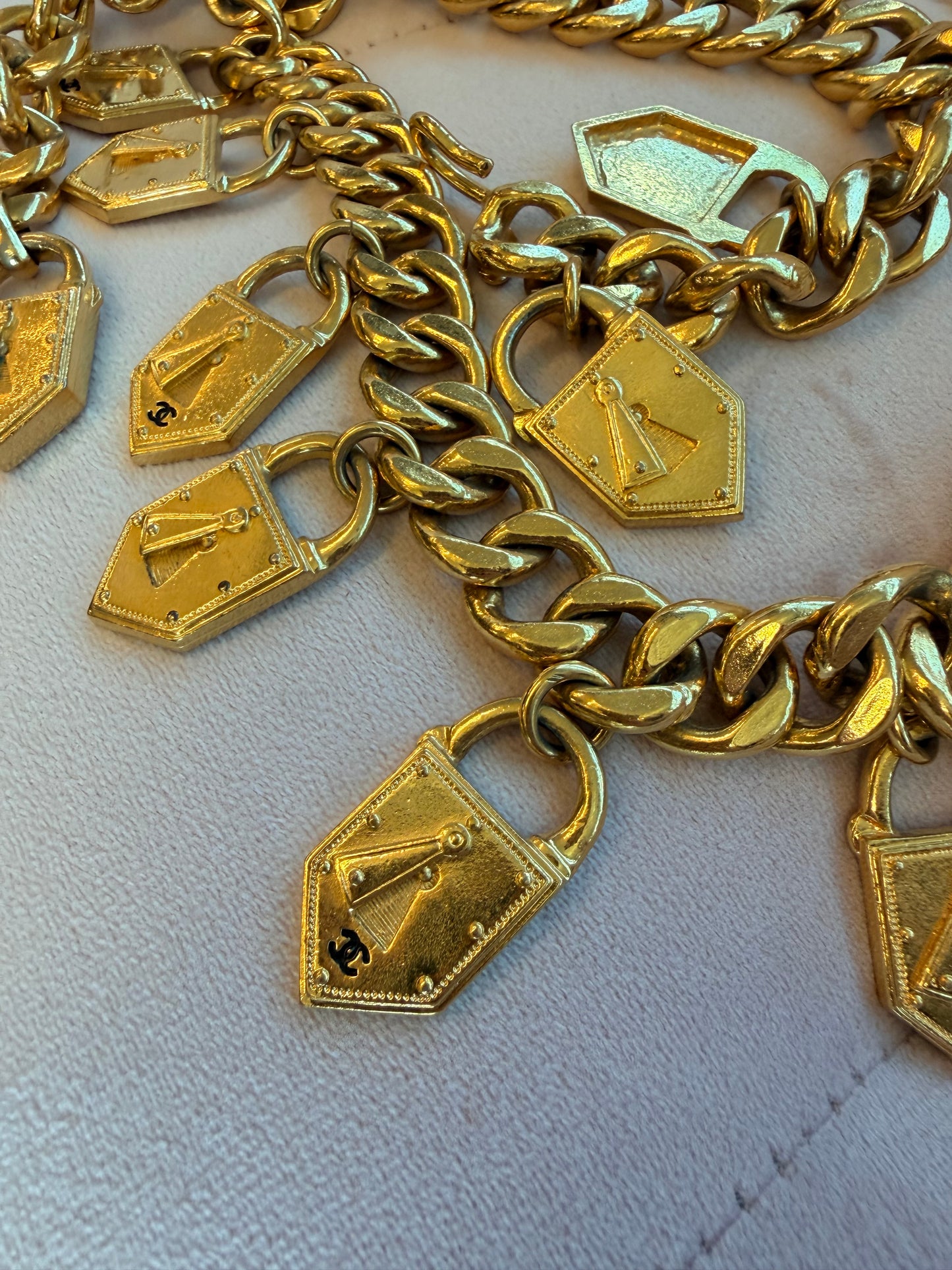 Chanel lock belt from collection 26 34” length