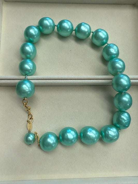 Chanel 1991 hip hop collection massive gripoix Pearl choker