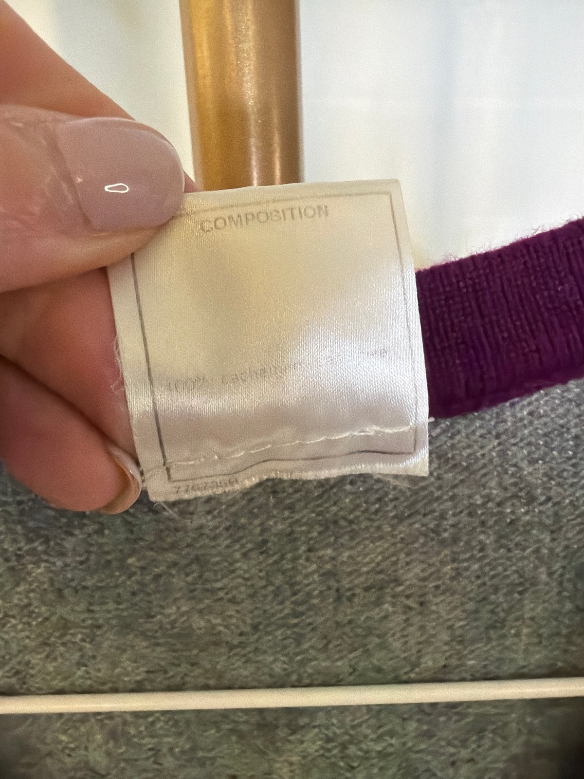 Chanel 100% cashmere sweater dress fr 44 07A
