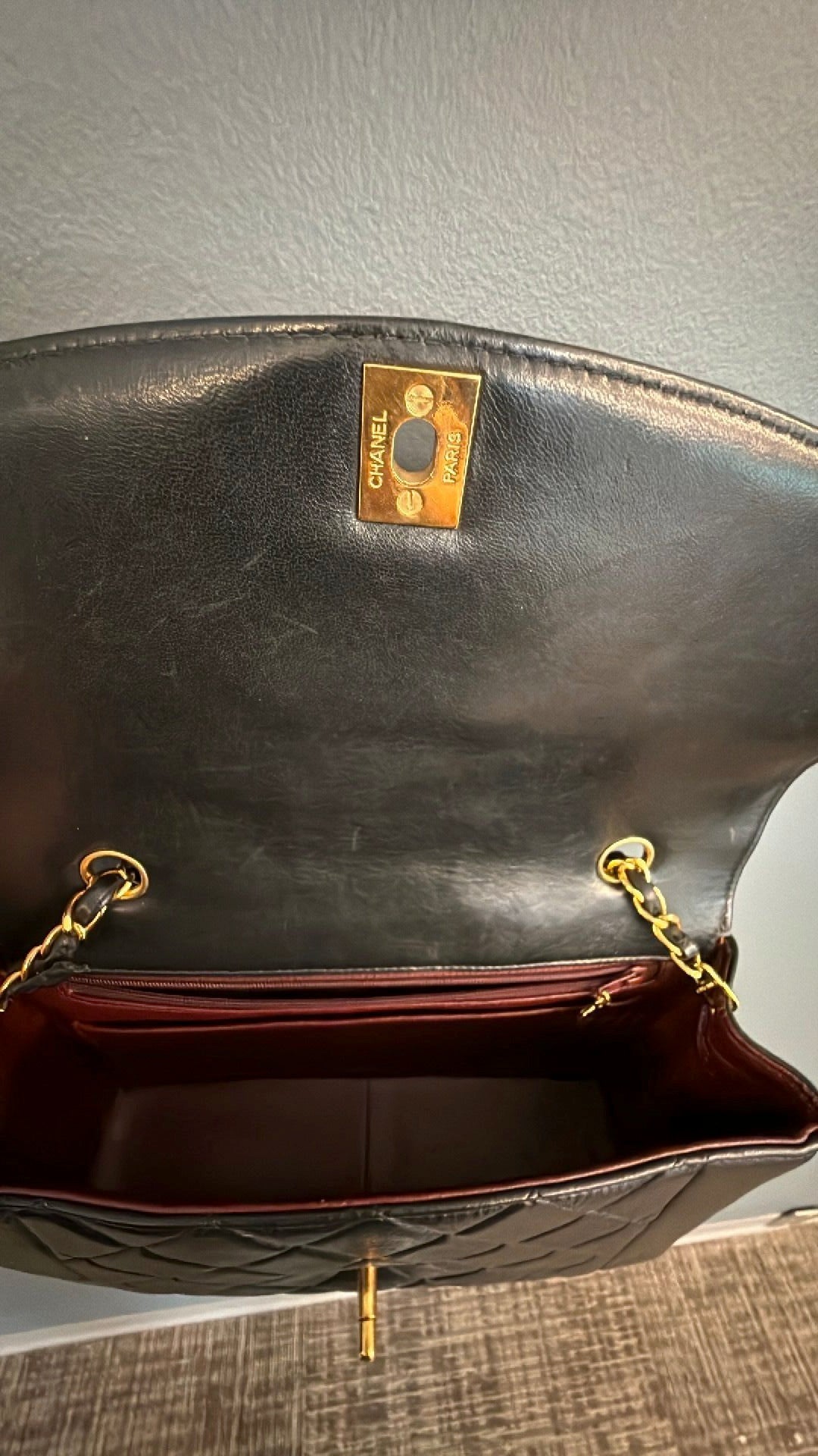 Rare Chanel Diana with Back Pocket