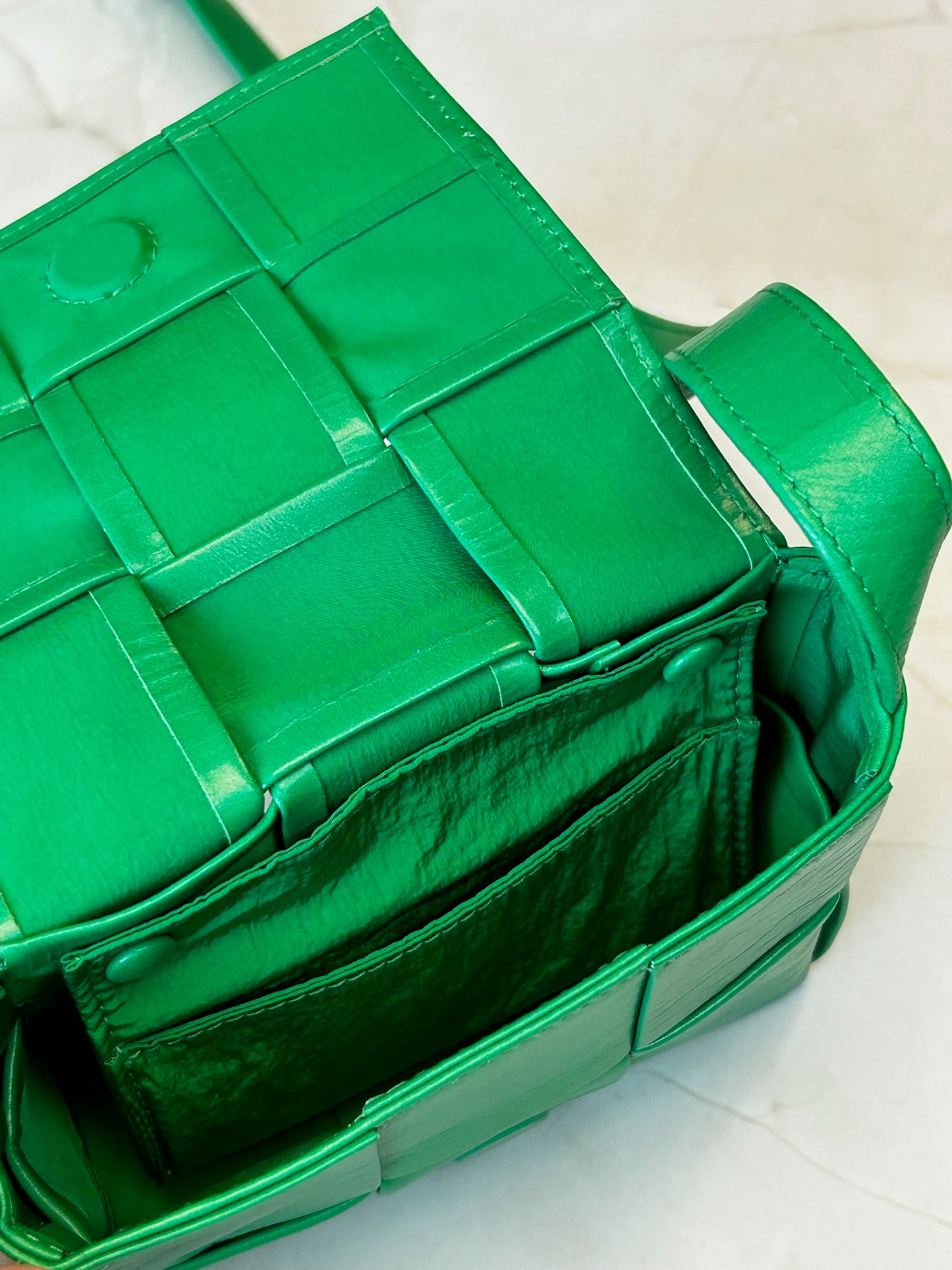 Bottega Veneta Mini Cassette Card Case Bag