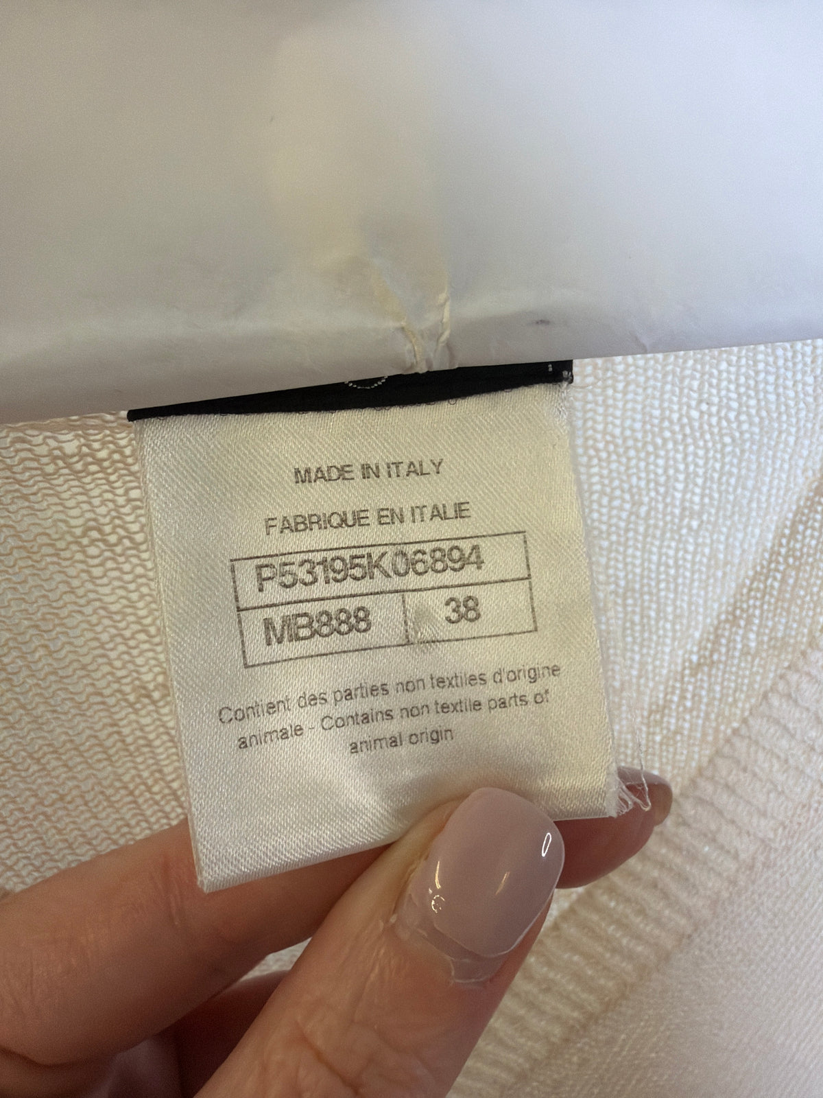 Chanel runway fr 38 silk oversized sweater