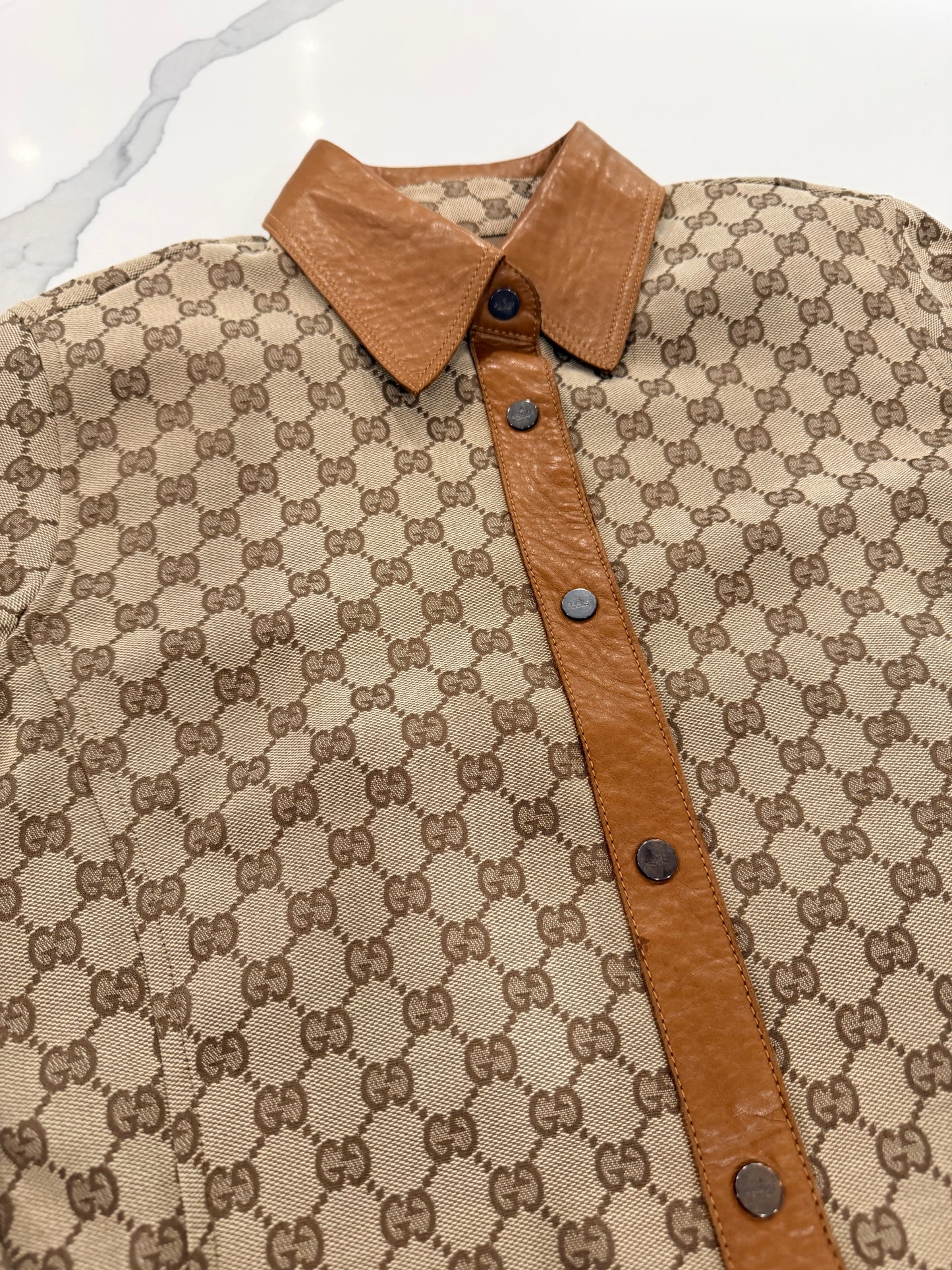 Gucci monogram jacket top IT 40
