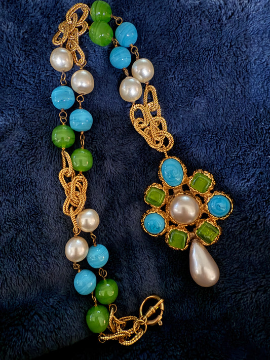 Rare chanel Gripoix Necklace from 1991