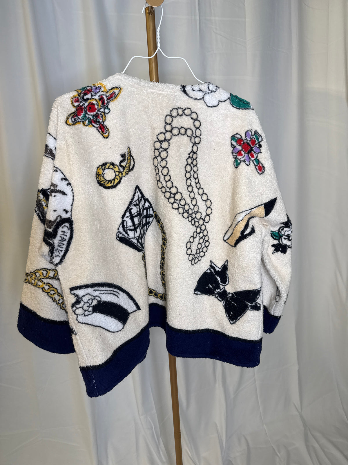 Chanel 94p Runway Vintage Terry Cloth 38