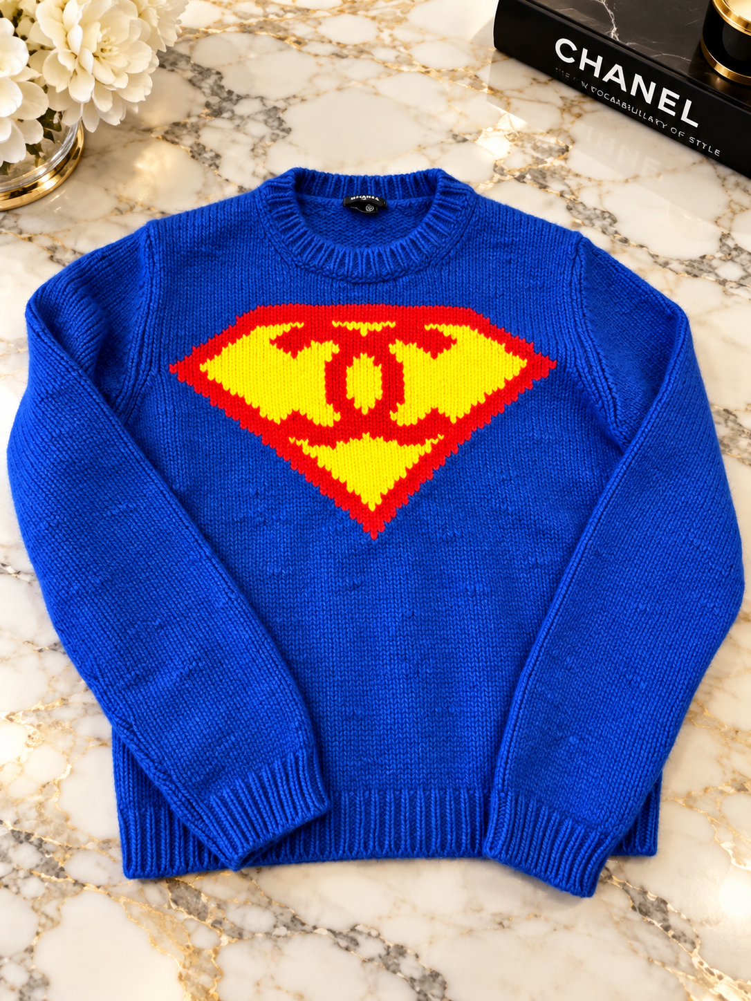 Chanel Most Wanted Superman Sweater fr 40