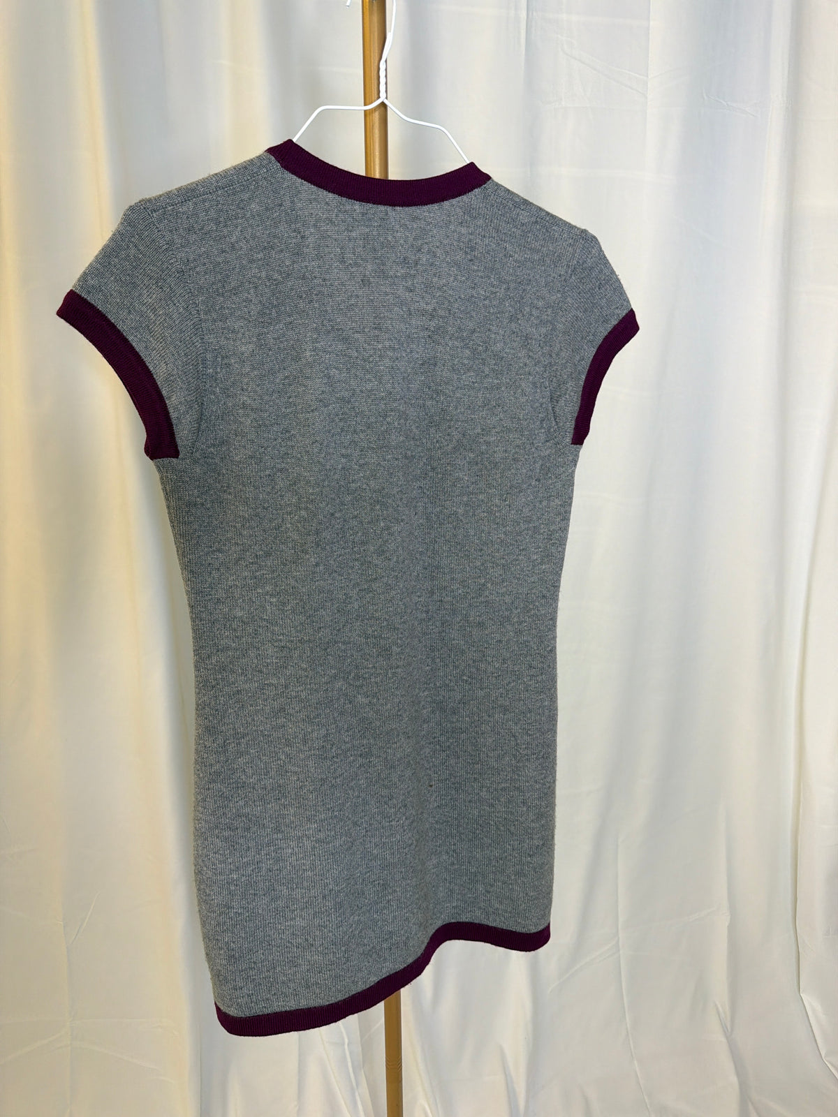 Chanel 100% cashmere sweater dress fr 44 07A