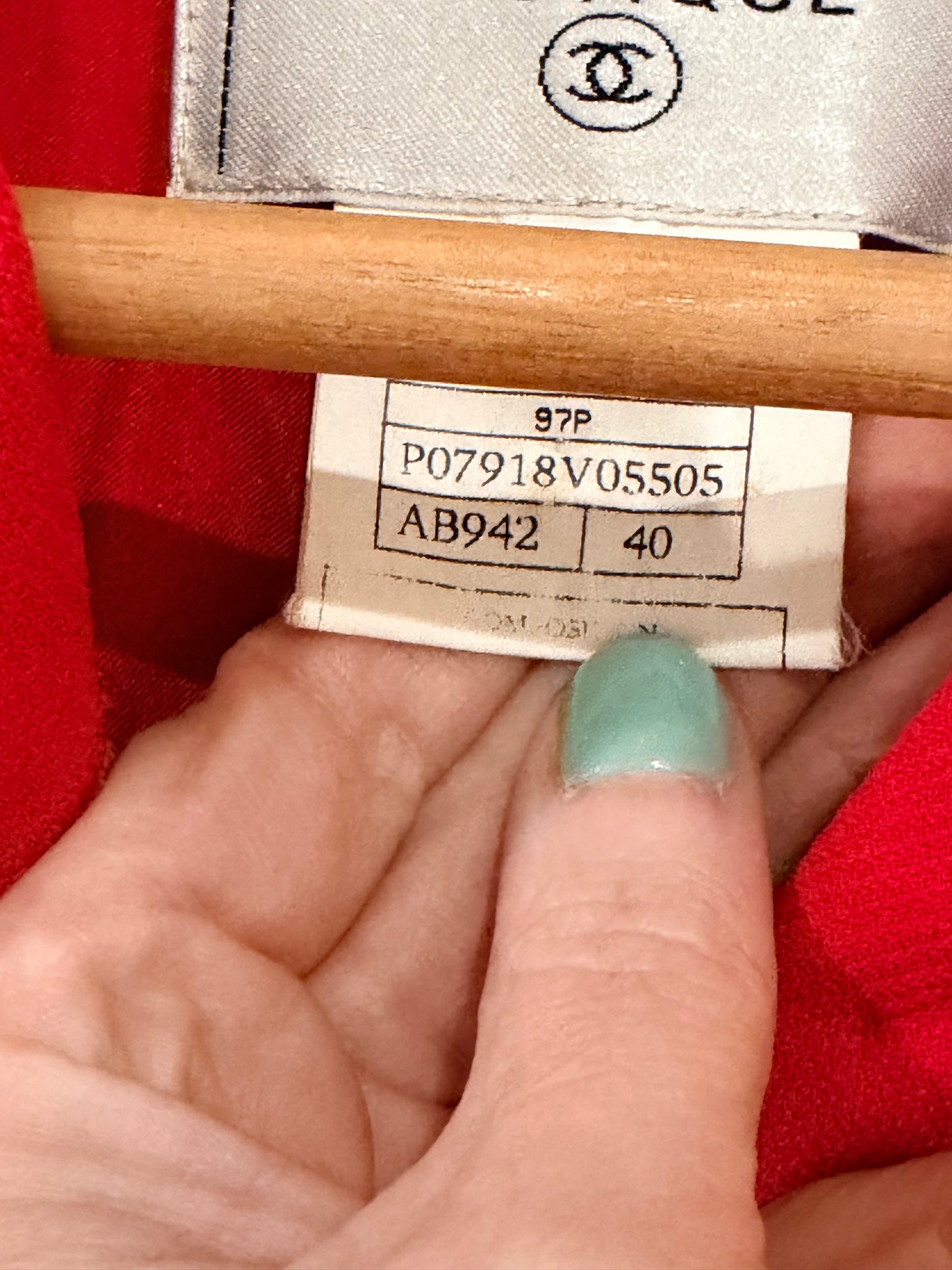 Chanel Raspberry Pink 97P long jacket fr 40