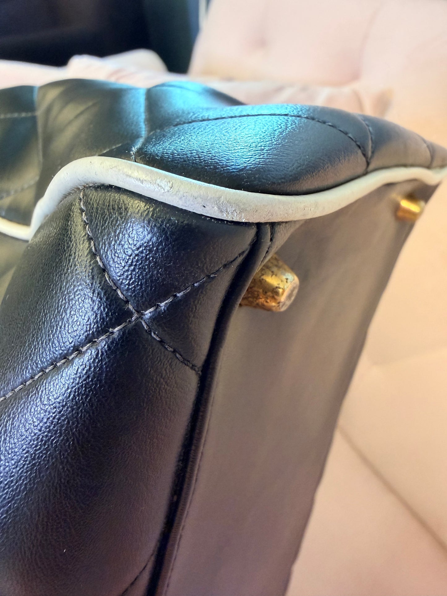 Chanel Vintage bowler “Chanel” bag