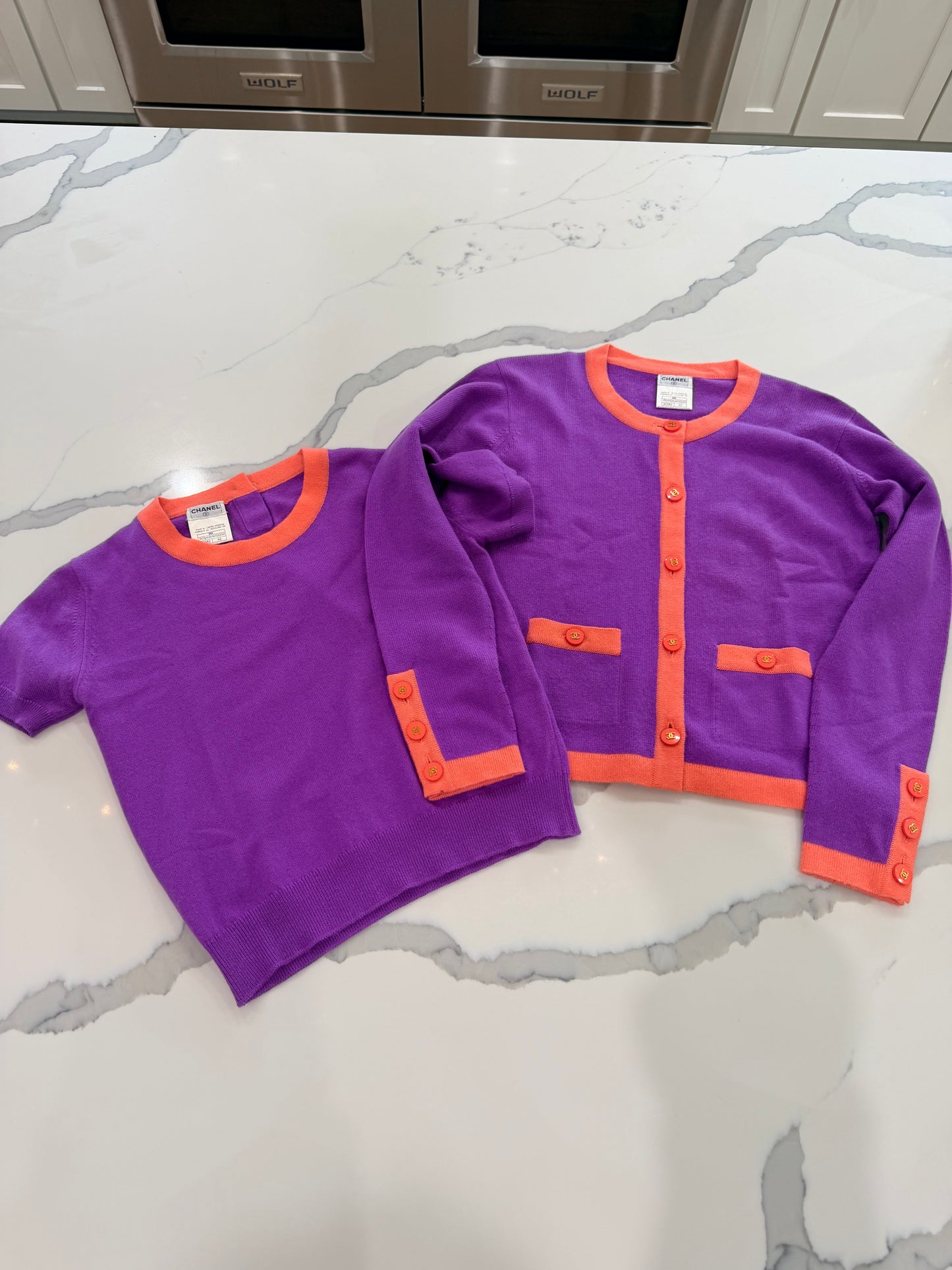 Chanel 95A twin set