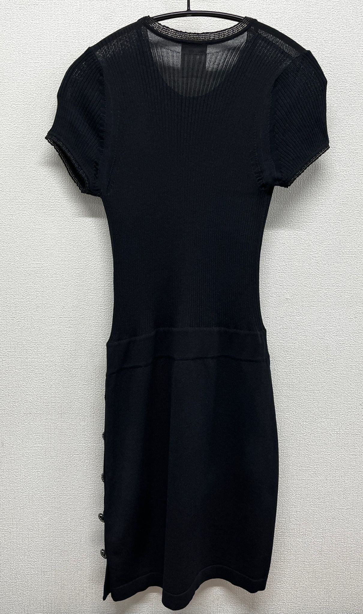 Chanel black dress with lion buttons FR 36