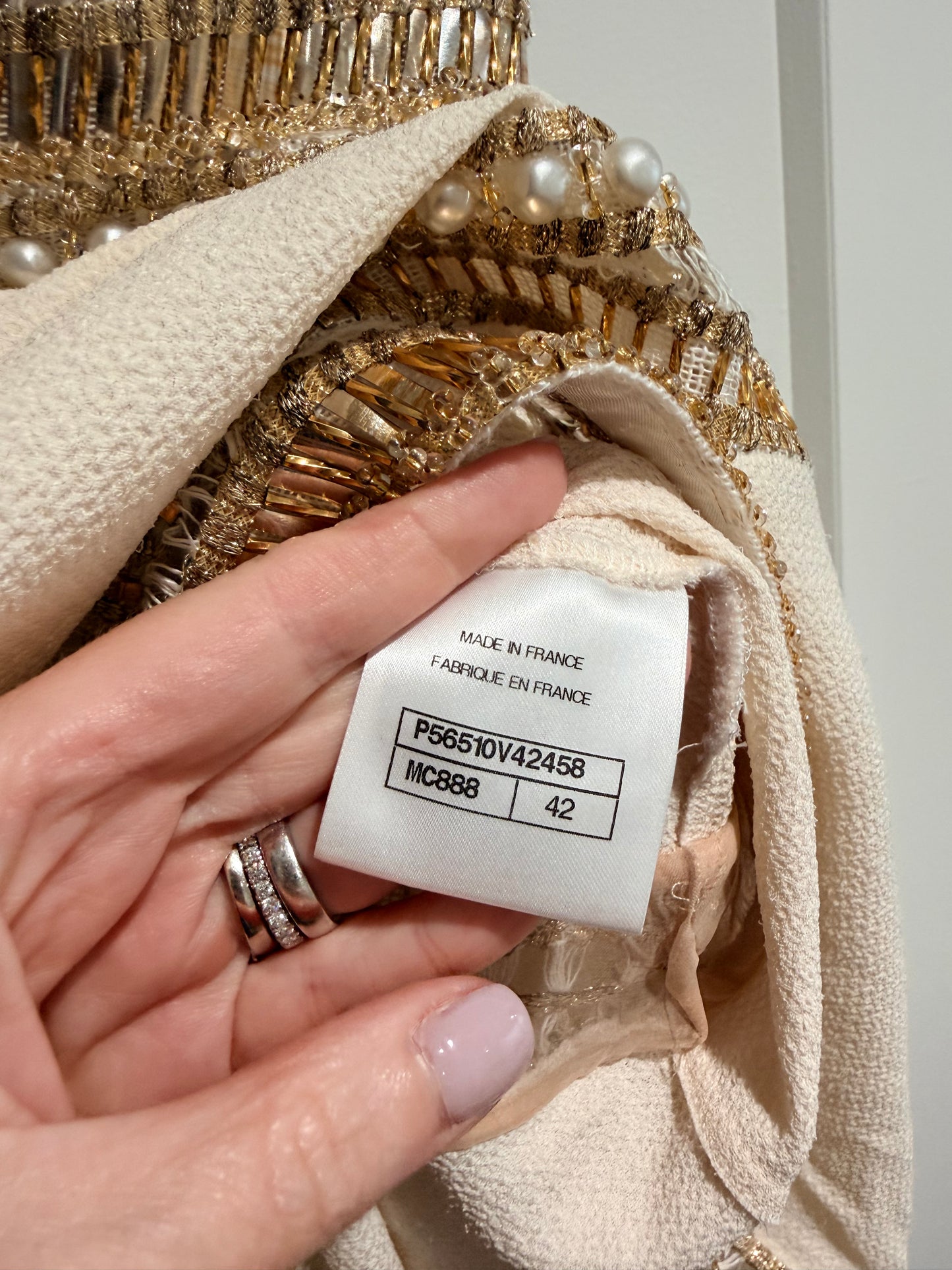 Epic Chanel Egypt collection midi dress fr 42