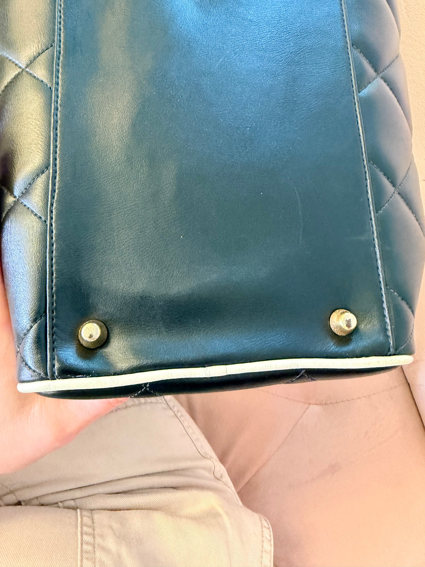Chanel Vintage bowler “Chanel” bag