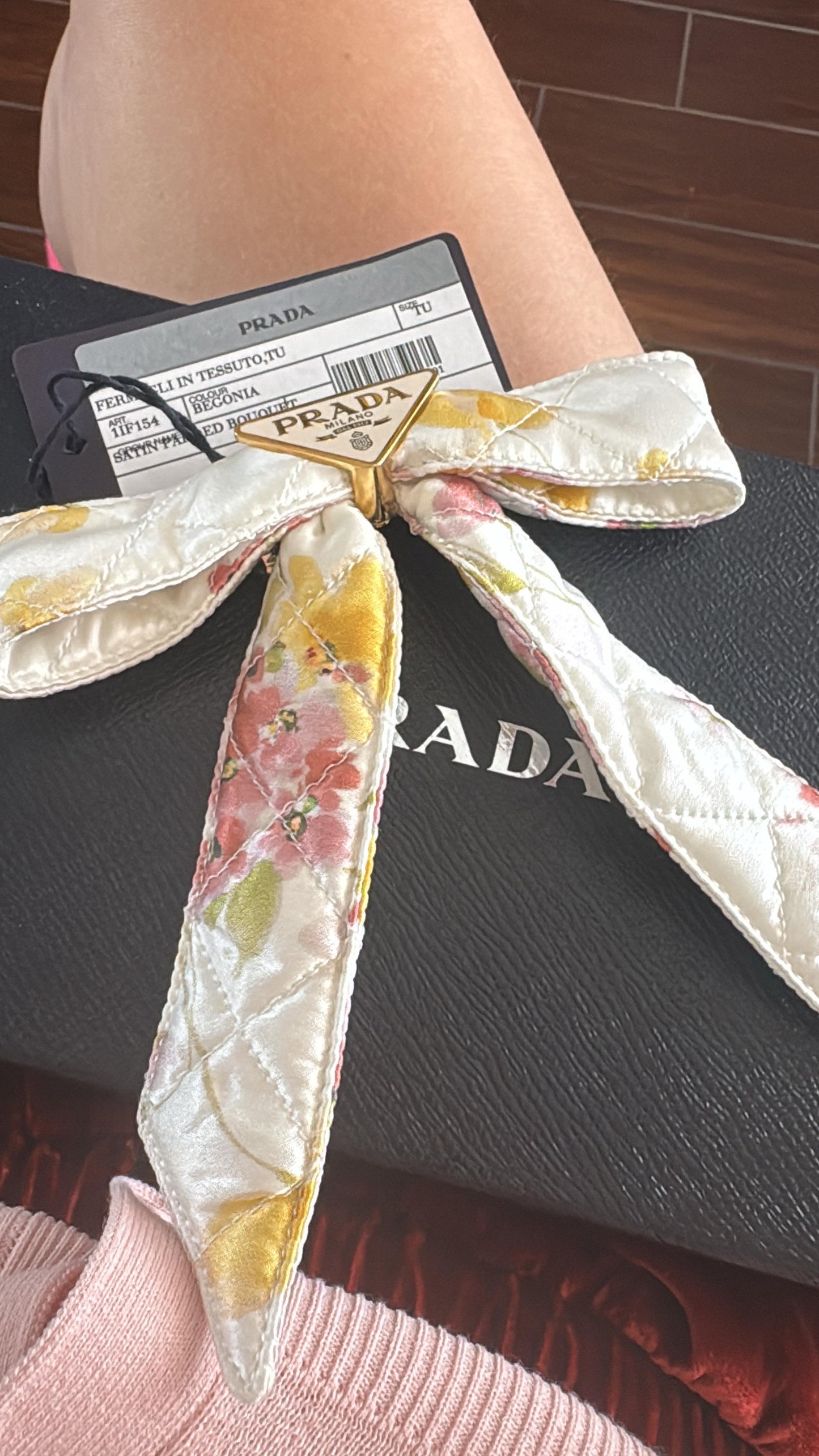 Prada hair clip New