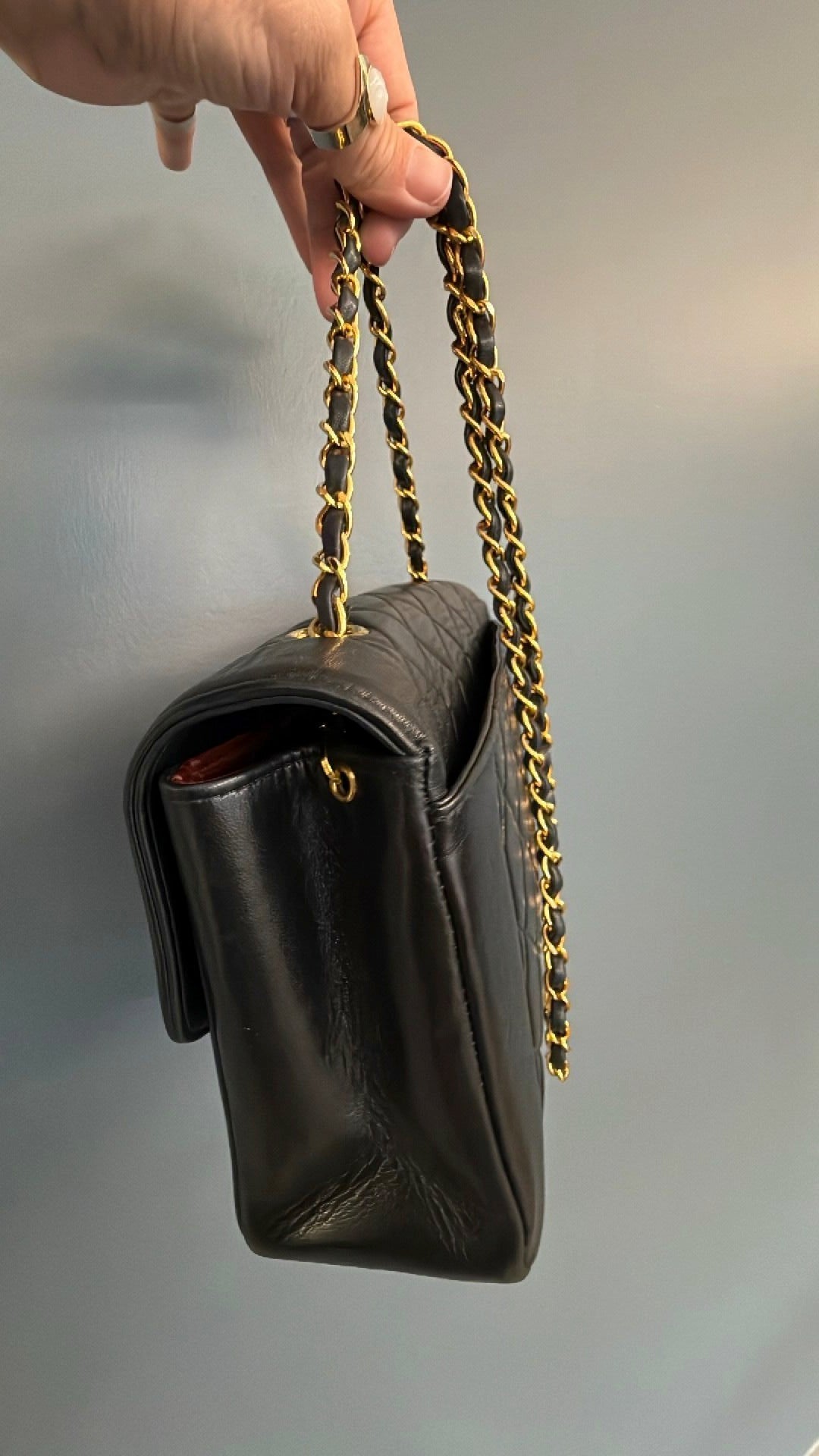 Rare Chanel Diana with Back Pocket