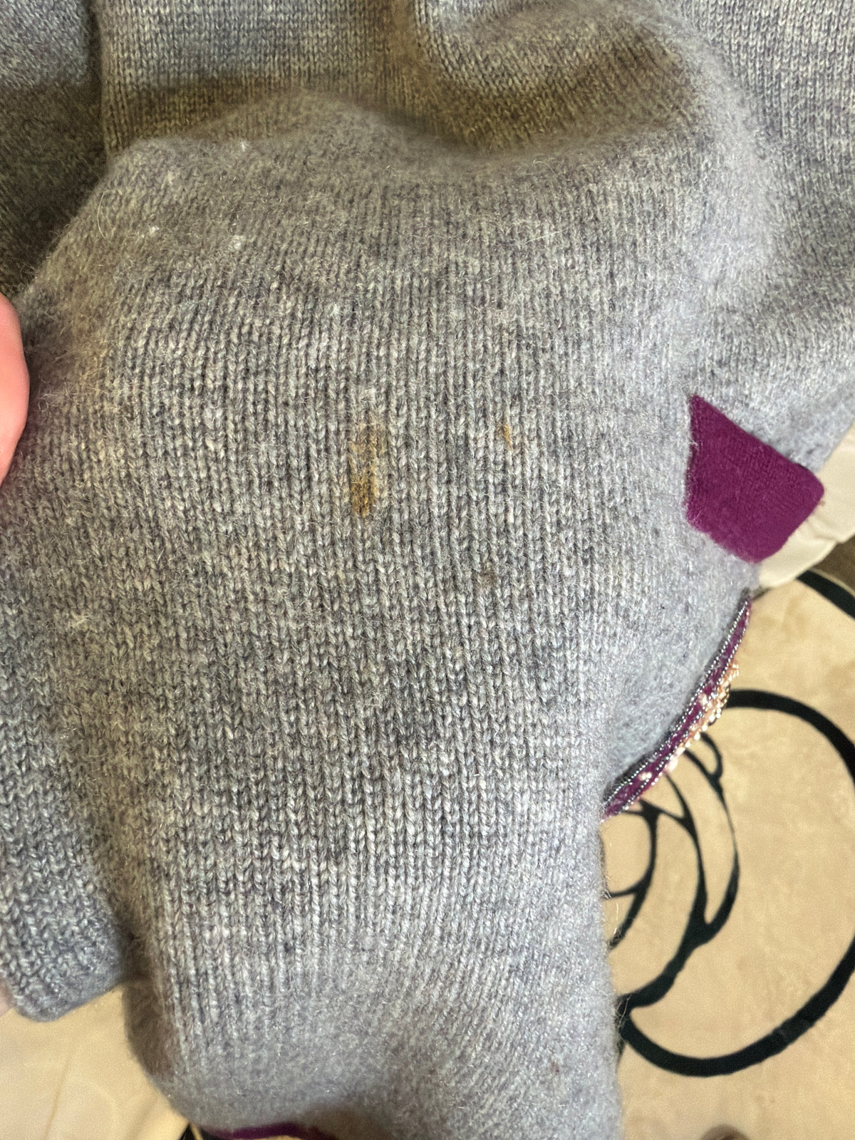 Chanel 100% cashmere sweater dress fr 44 07A